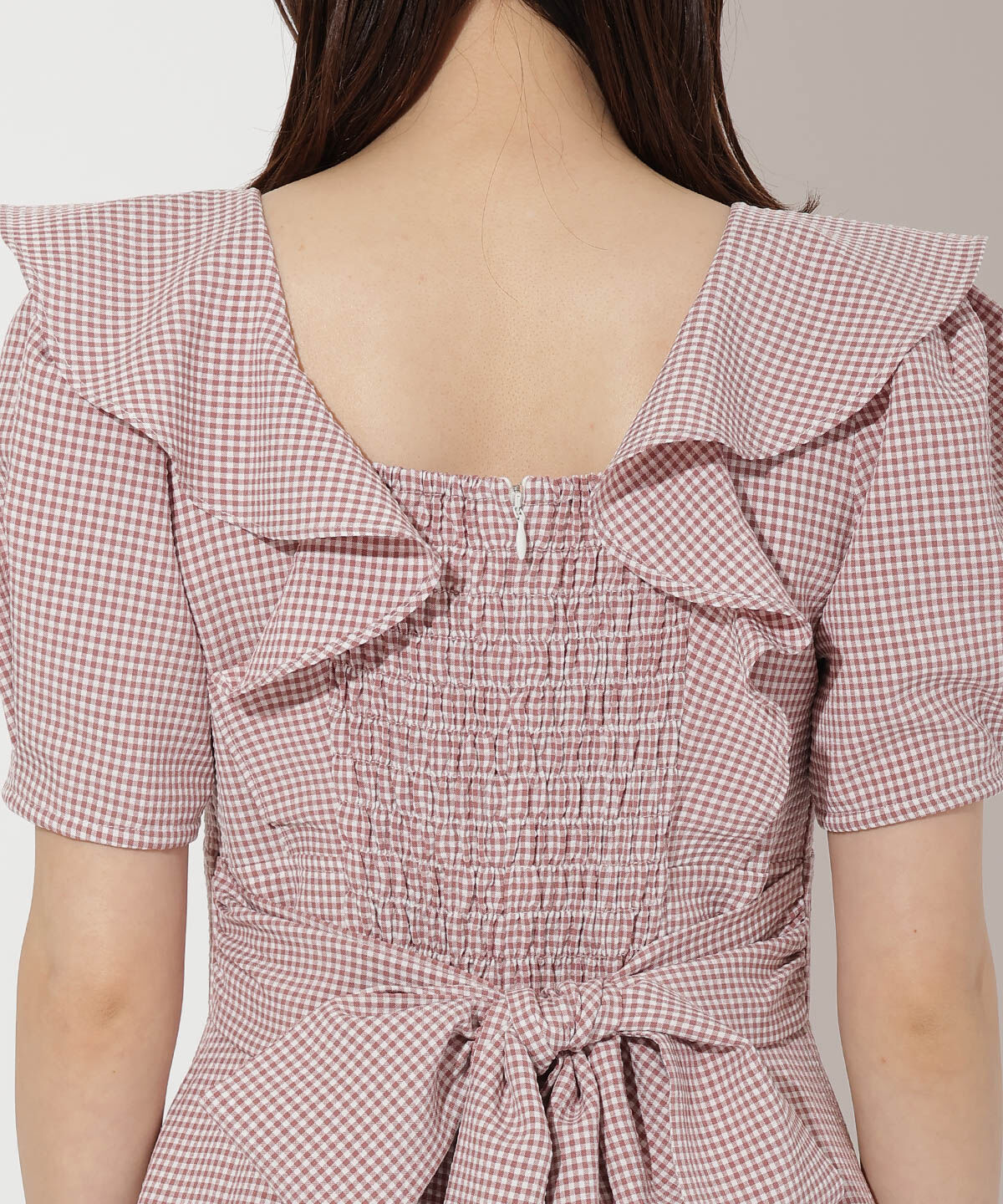 WILLSELECTION「バックリボンフリルワンピース」|ワンピース|