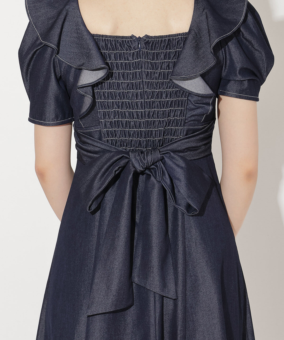 WILLSELECTION「バックリボンフリルワンピース」|ワンピース|