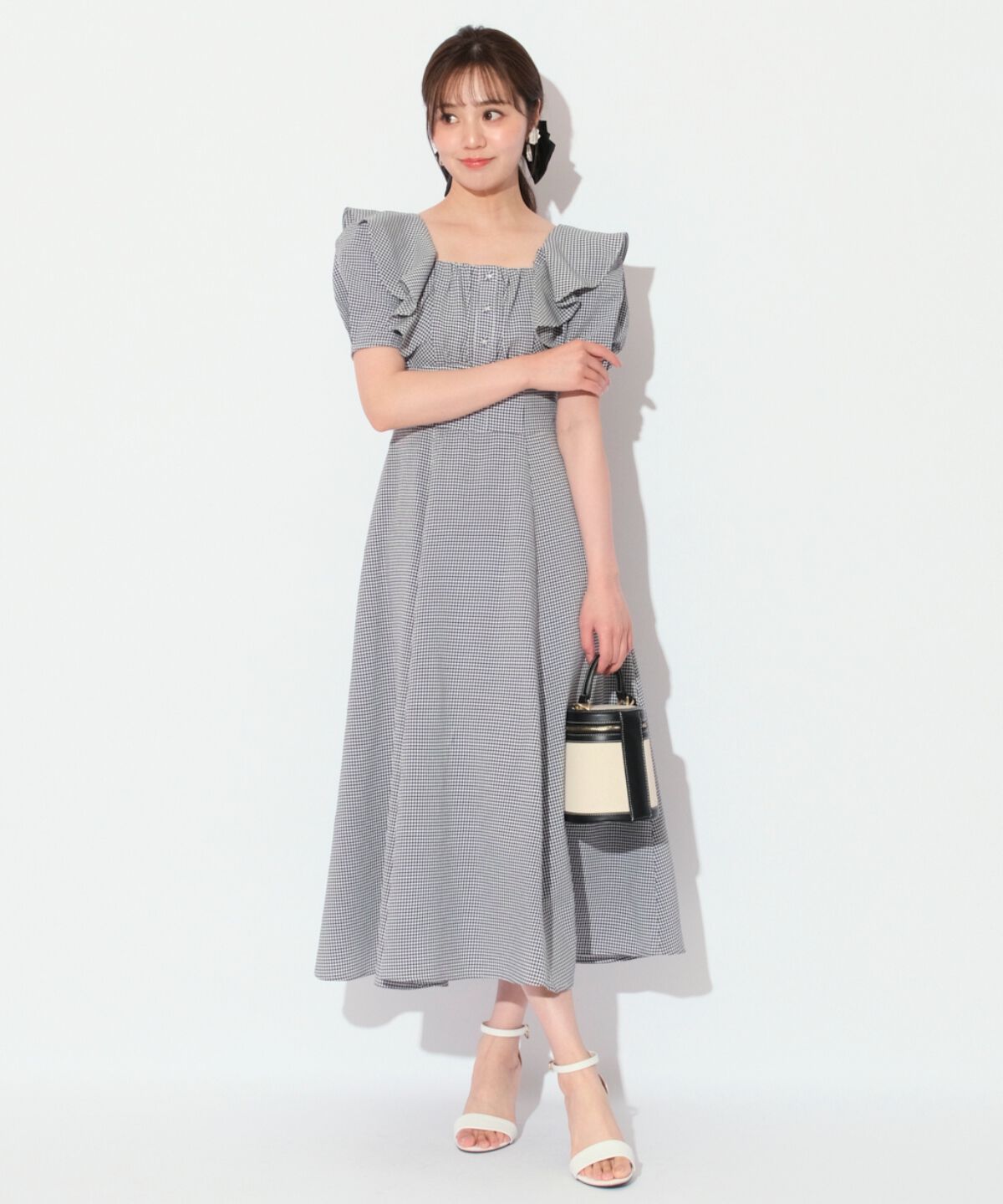 WILLSELECTION「バックリボンフリルワンピース」|ワンピース|