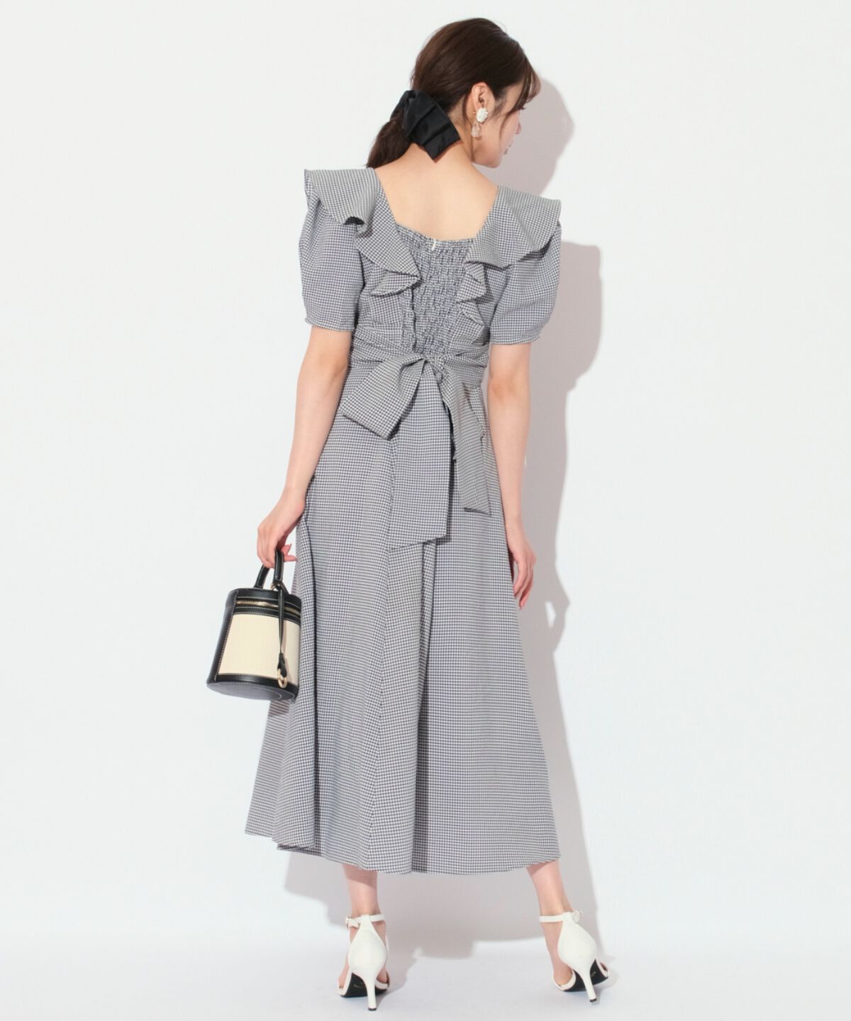 WILLSELECTION「バックリボンフリルワンピース」|ワンピース|