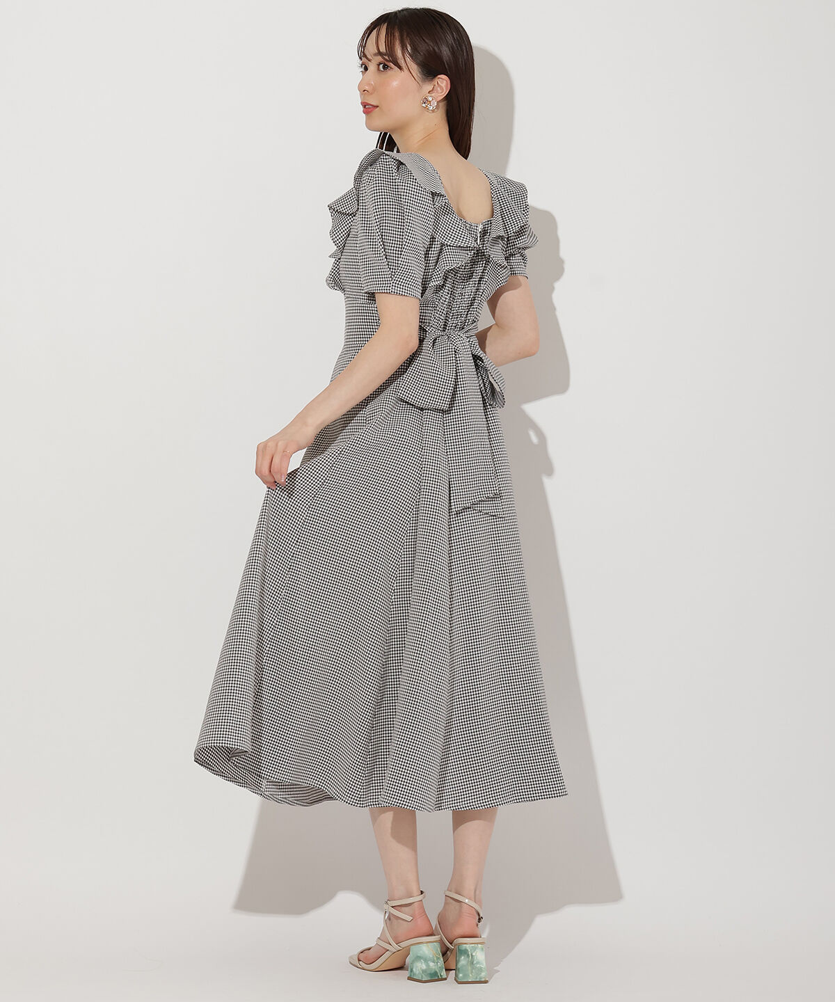 WILLSELECTION「バックリボンフリルワンピース」|ワンピース|