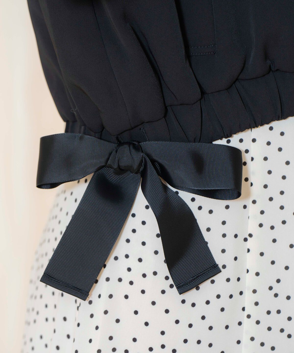 WILLSELECTION「サイドリボンコンパクト中綿ブルゾン」|ブルゾン・スタジャン|