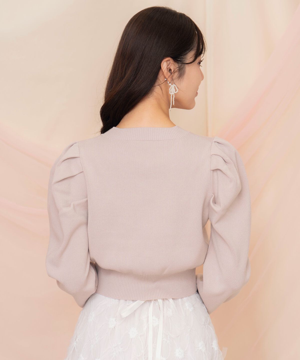 WILLSELECTION「ポケットデザインタックスリーブカーディガン」|カーディガン|