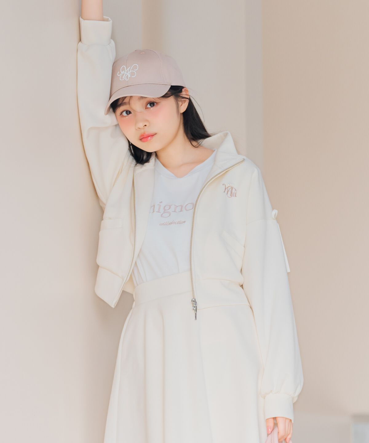 WILLSELECTION「ロゴ刺繍クルーネックTシャツ」|Tシャツ・カットソー|