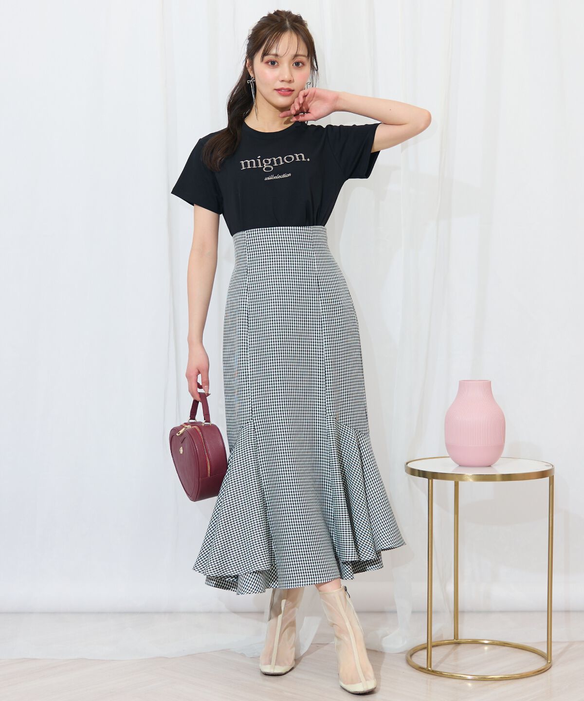 WILLSELECTION「ロゴ刺繍クルーネックTシャツ」|Tシャツ・カットソー|