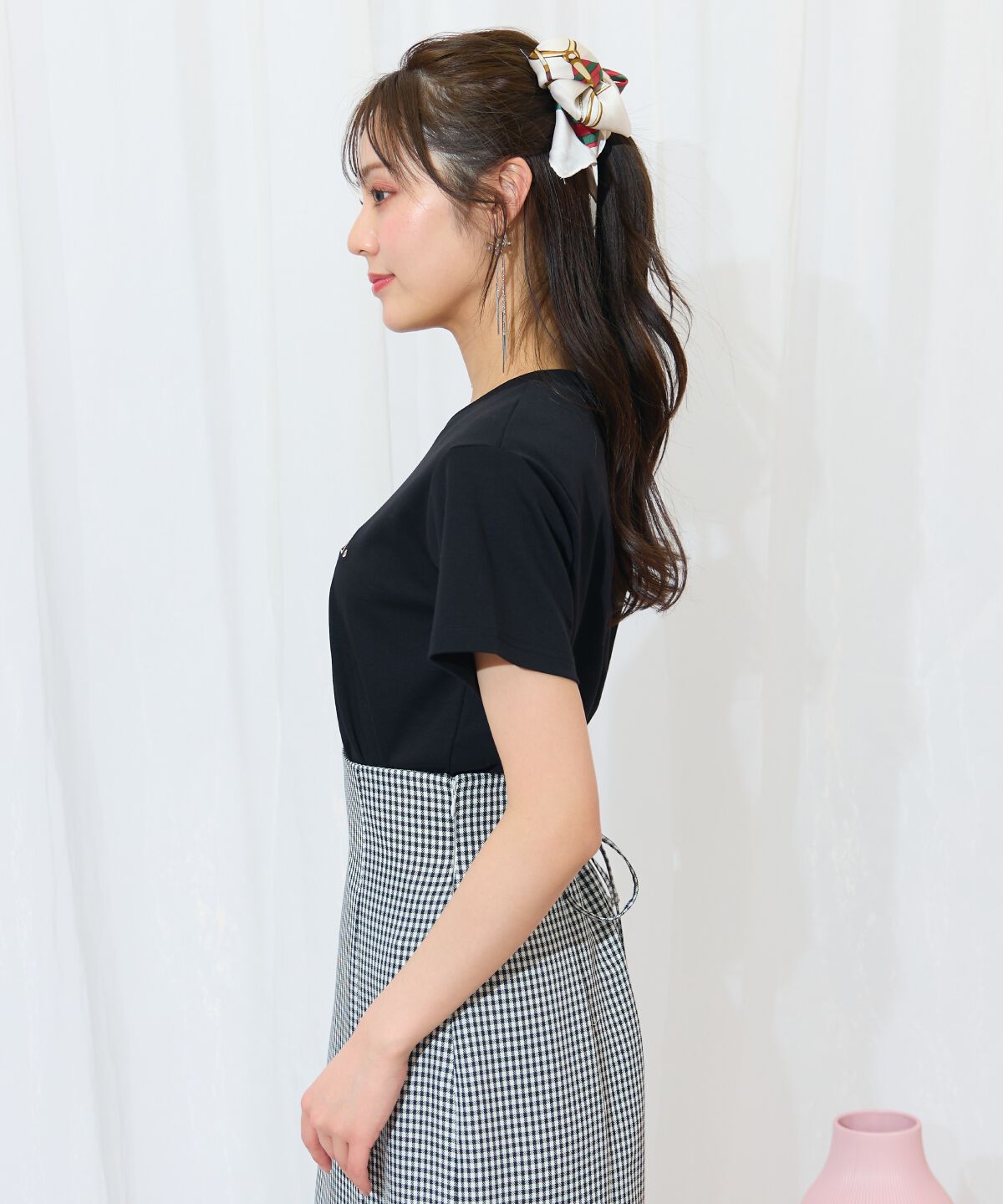 WILLSELECTION「ロゴ刺繍クルーネックTシャツ」|Tシャツ・カットソー|