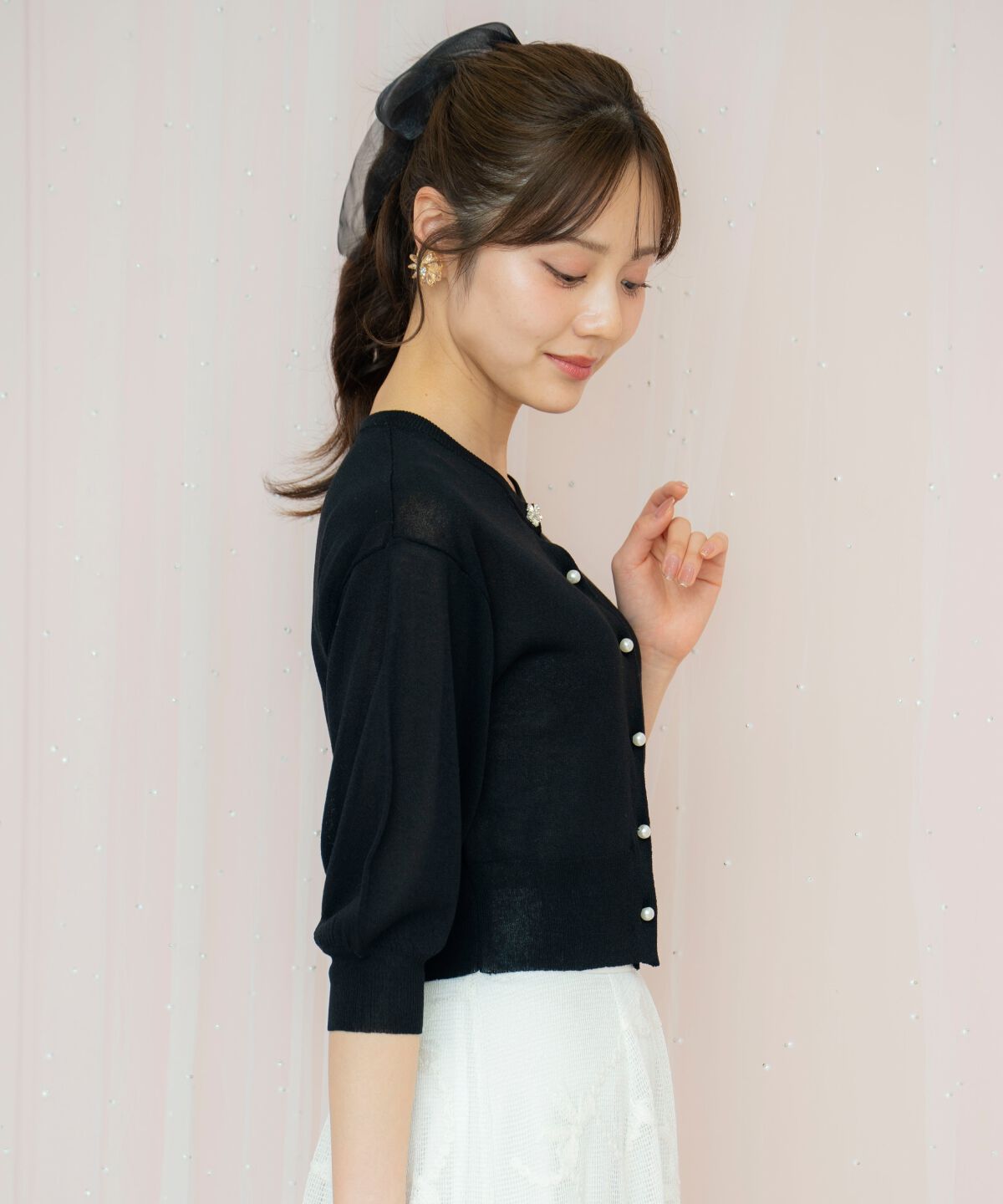 WILLSELECTION「コンパクトシアーカーディガン」|カーディガン|