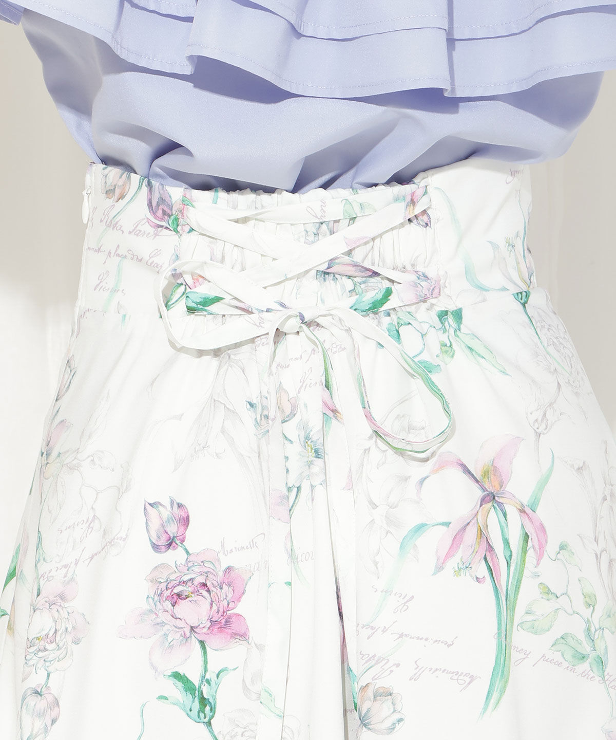 WILLSELECTION「ボタニカルフラワータックフレアスカート」|フレア|