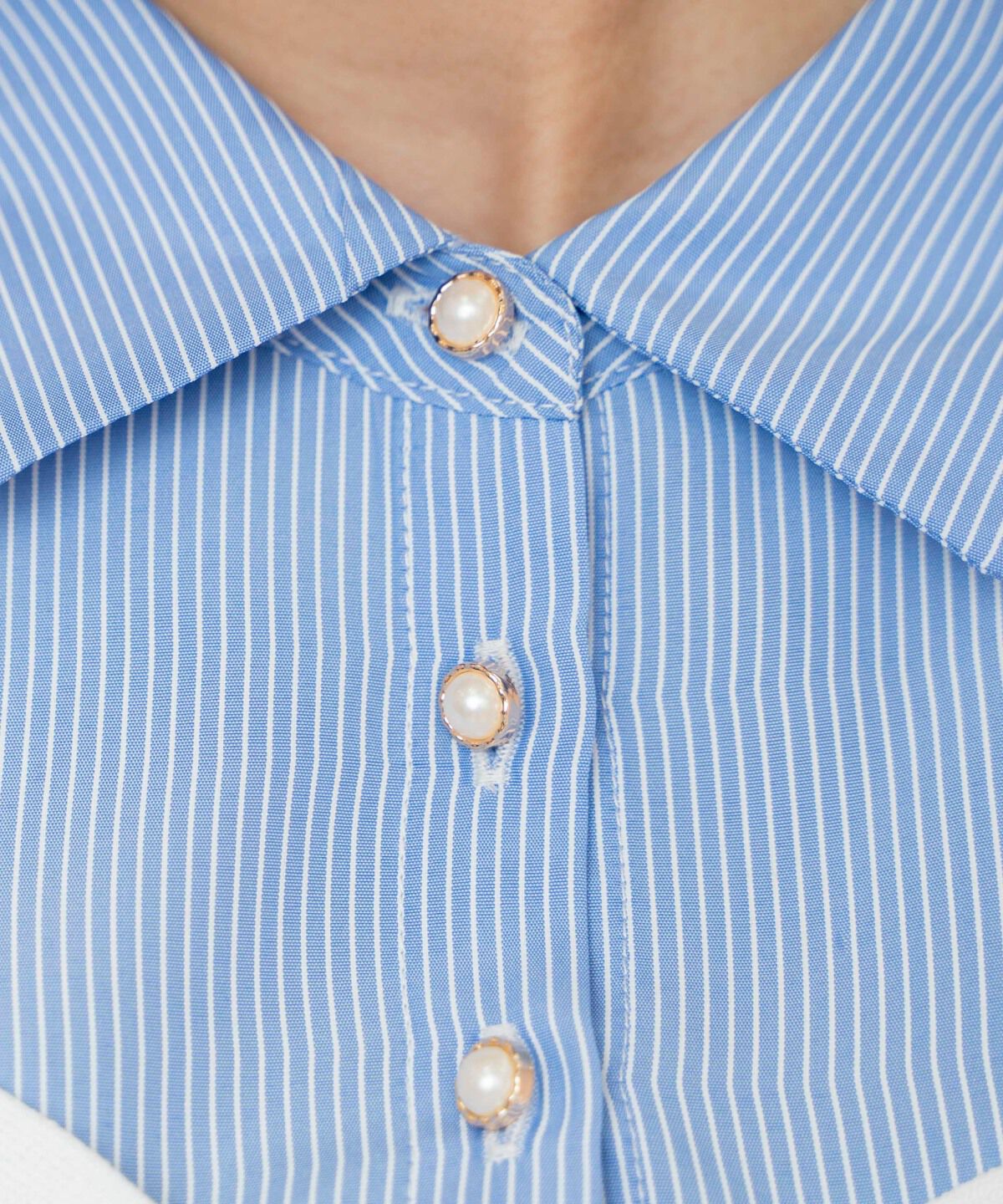 WILLSELECTION「シャツレイヤード風ニット」|ニット・セーター|