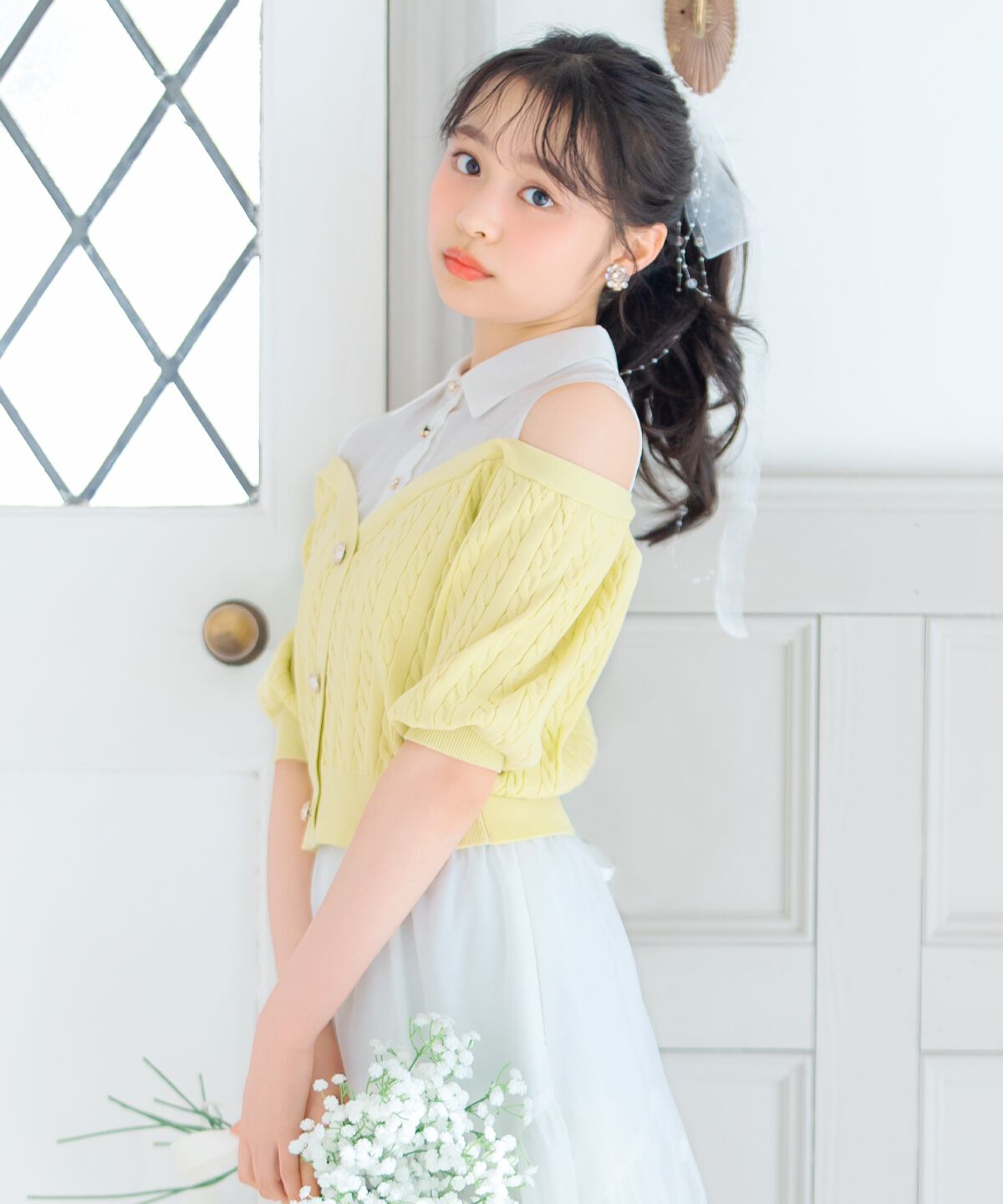 WILLSELECTION「シャツレイヤード風ニット」|ニット・セーター|