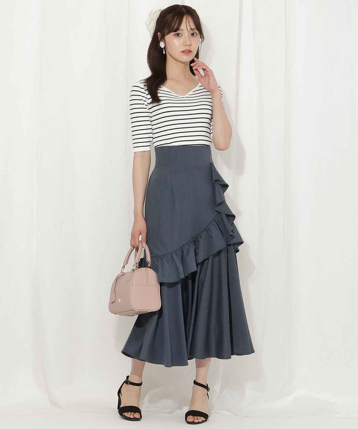 WILLSELECTION「アシメフリルティアードスカート」|フレア|