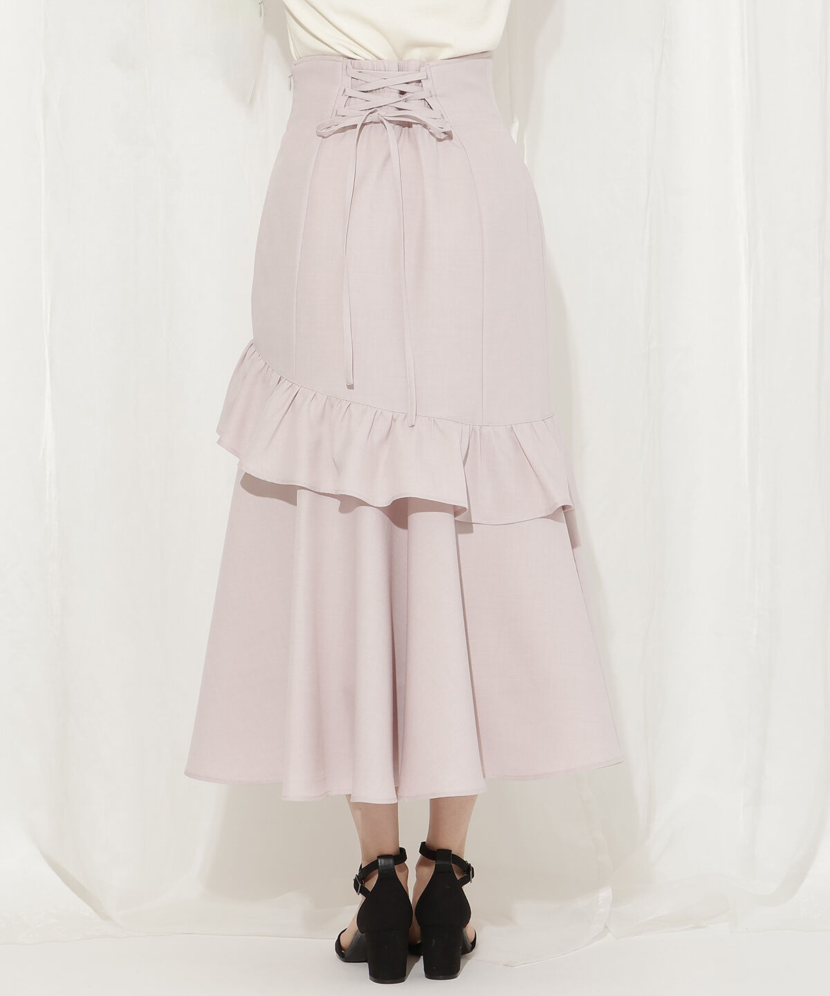 WILLSELECTION「アシメフリルティアードスカート」|フレア|