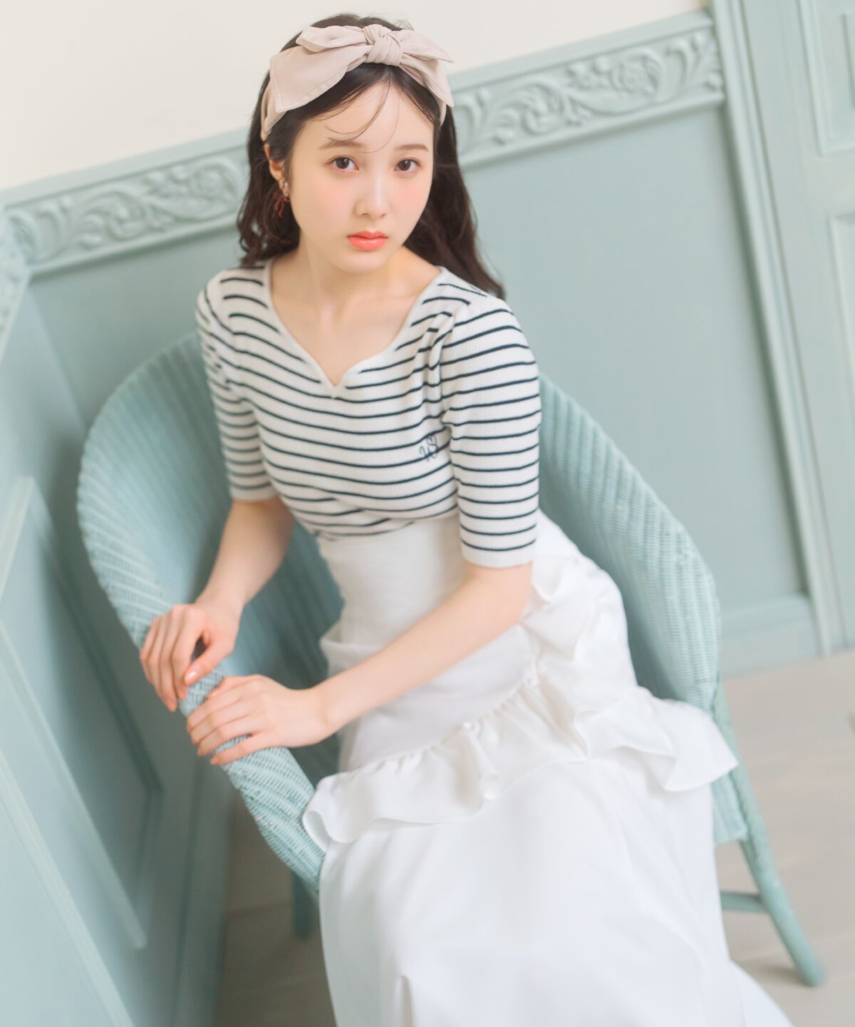 WILLSELECTION「アシメフリルティアードスカート」|フレア|