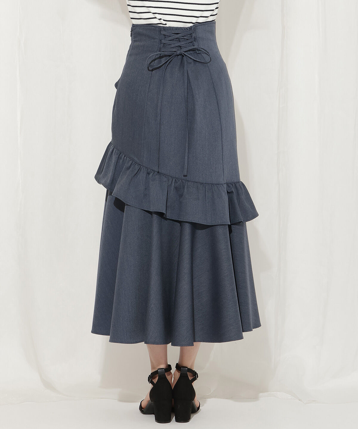 WILLSELECTION「アシメフリルティアードスカート」|フレア|