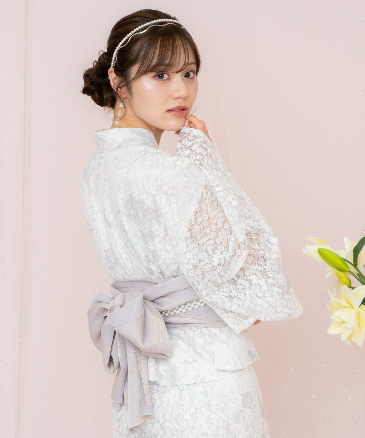 WILLSELECTION「ニュアンスフラワーレース浴衣SET」|その他|