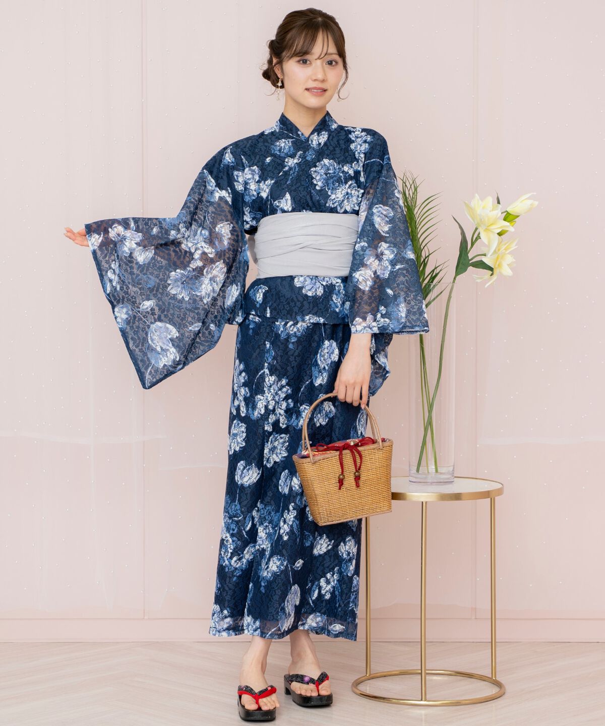 WILLSELECTION「ニュアンスフラワーレース浴衣SET」|その他|