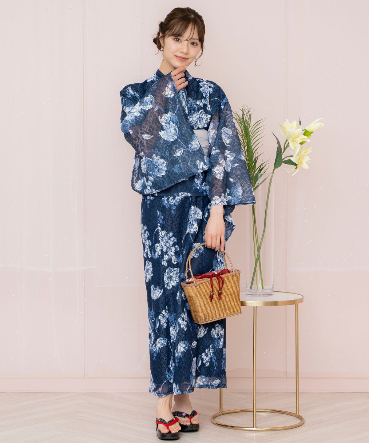 WILLSELECTION「ニュアンスフラワーレース浴衣SET」|その他|