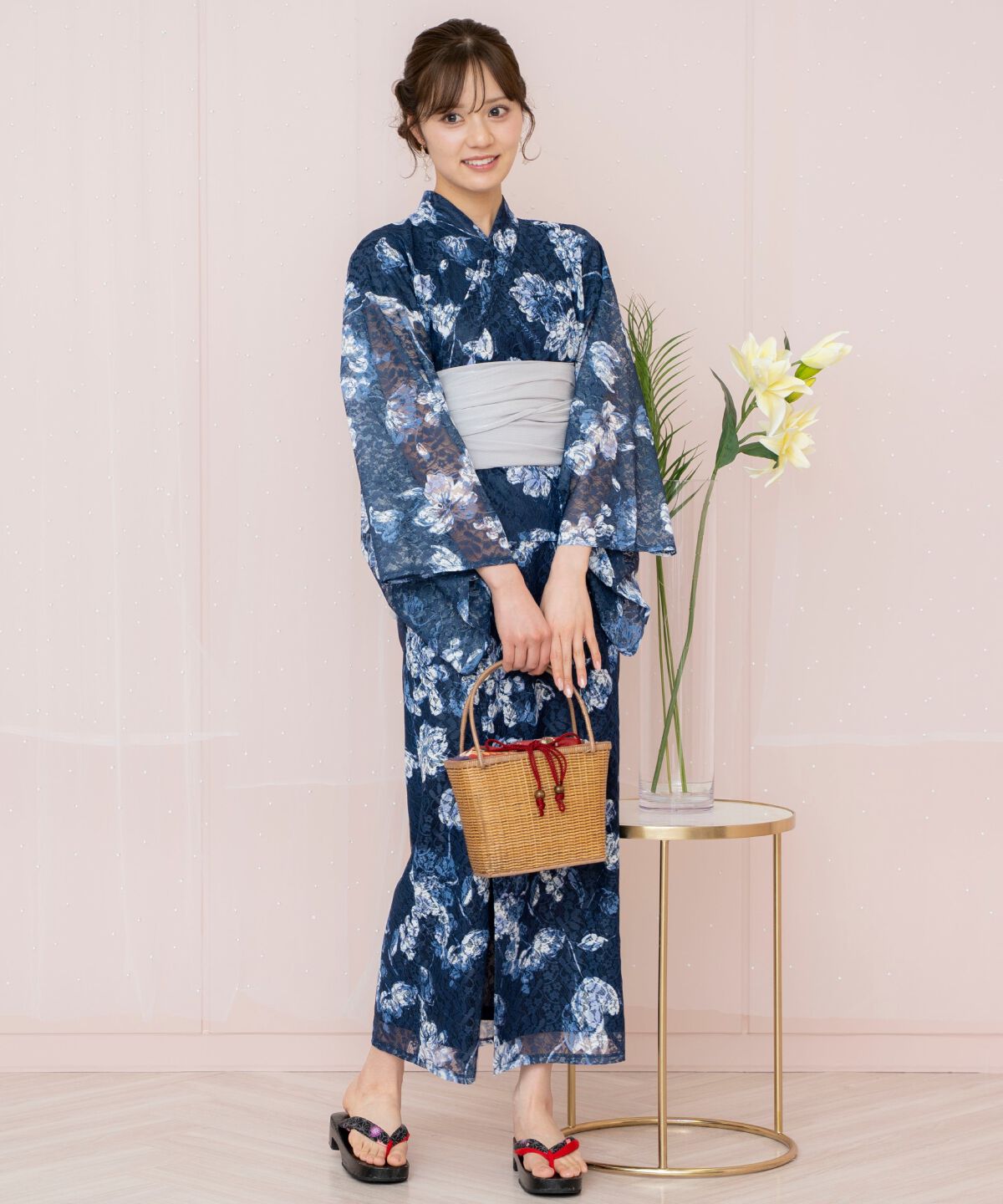 WILLSELECTION「ニュアンスフラワーレース浴衣SET」|その他|