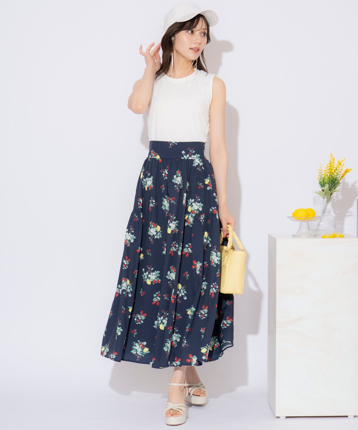 WILLSELECTION「ランダムテレコノースリーブトップス」|キャミソール|