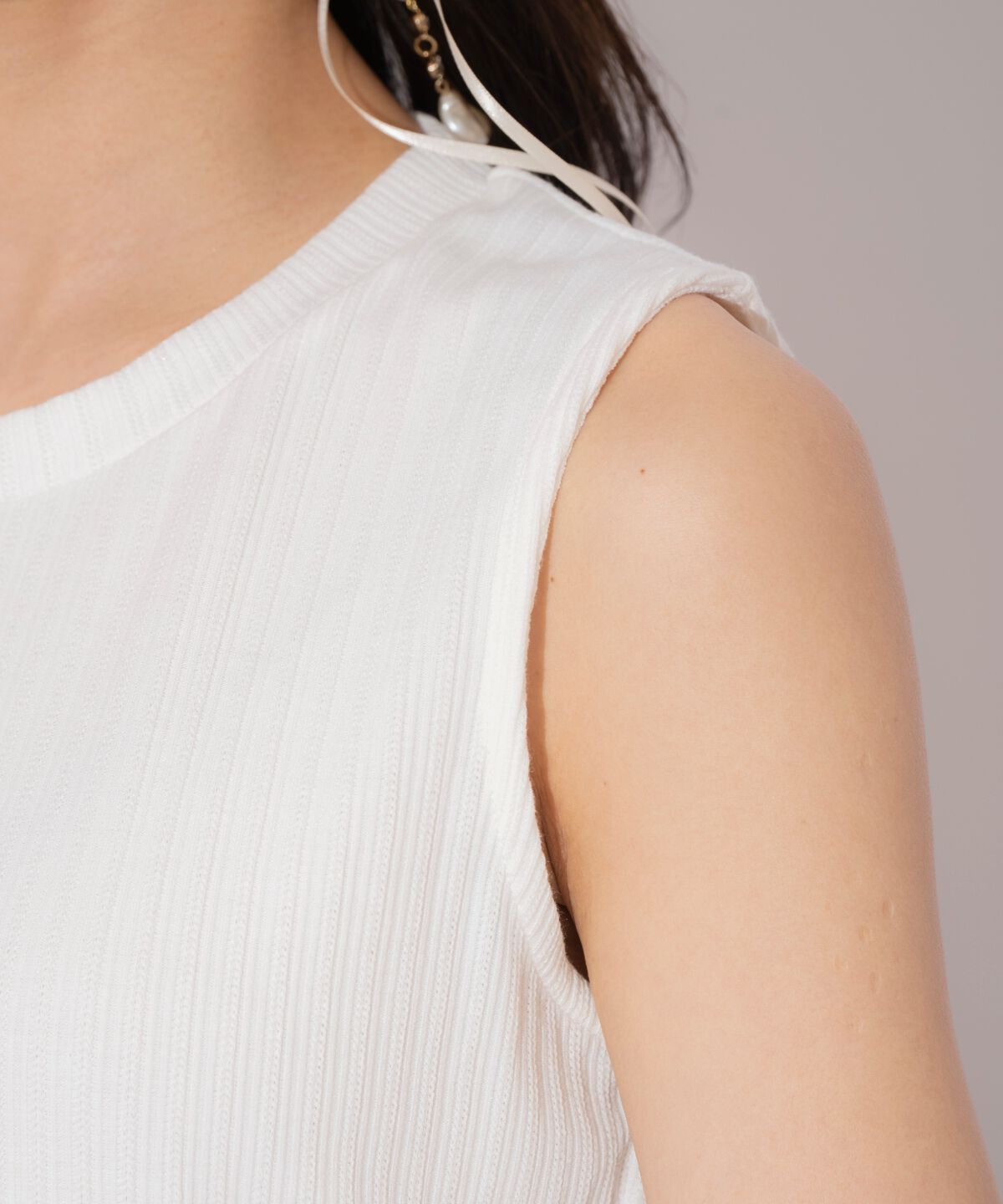 WILLSELECTION「ランダムテレコノースリーブトップス」|キャミソール|