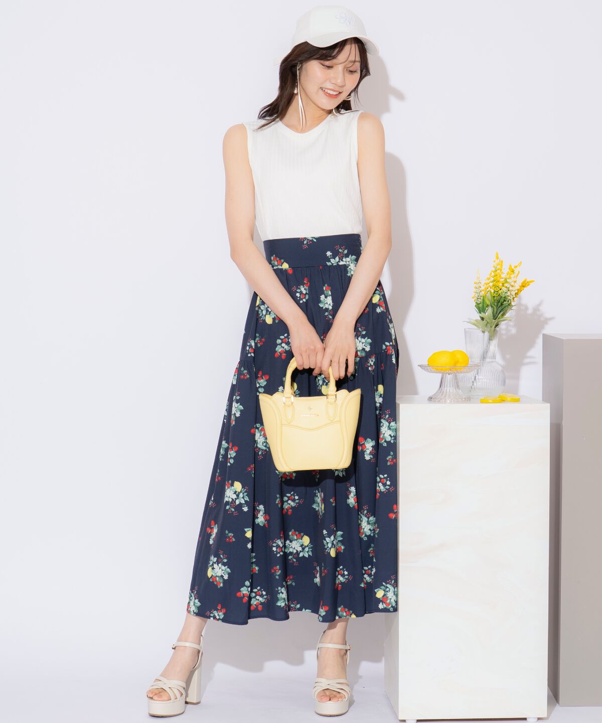 WILLSELECTION「ランダムテレコノースリーブトップス」|キャミソール|