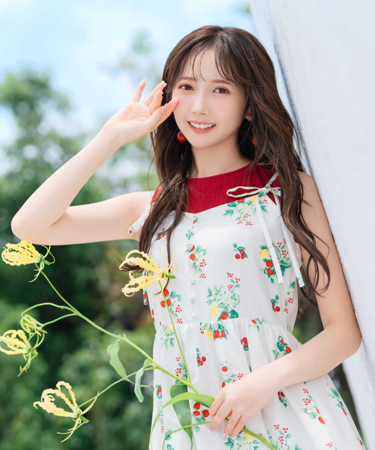 WILLSELECTION「ランダムテレコノースリーブトップス」|キャミソール|レッド