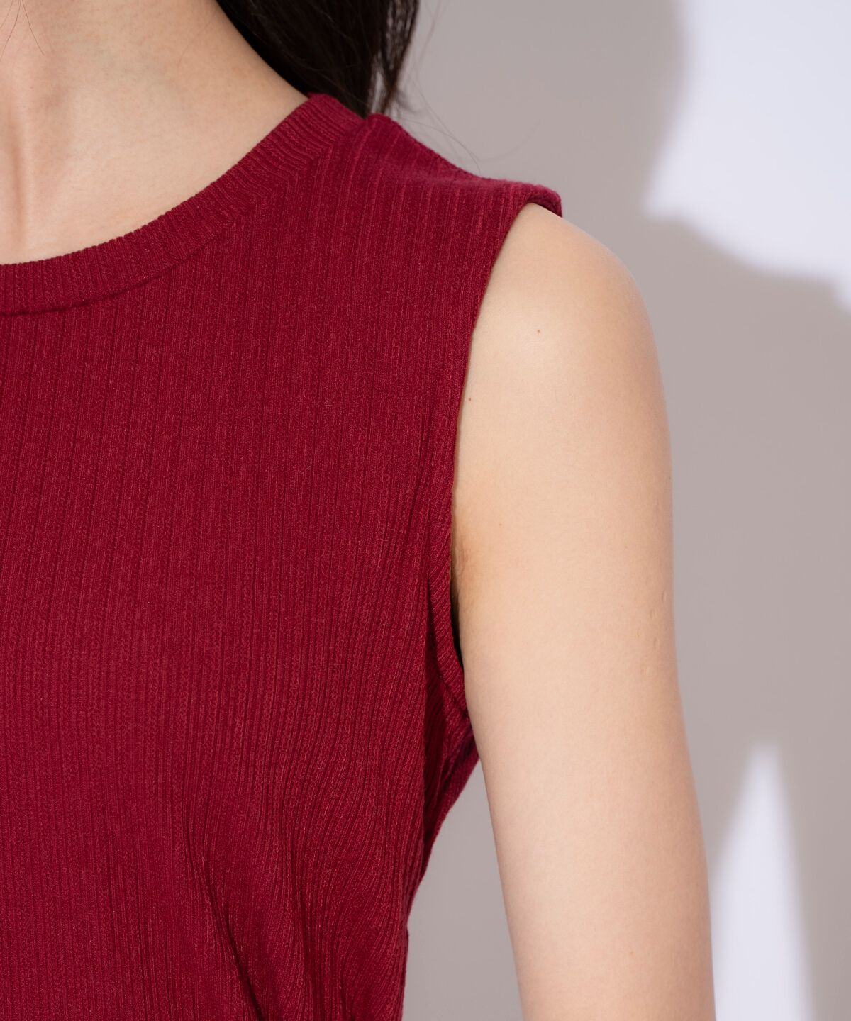 WILLSELECTION「ランダムテレコノースリーブトップス」|キャミソール|