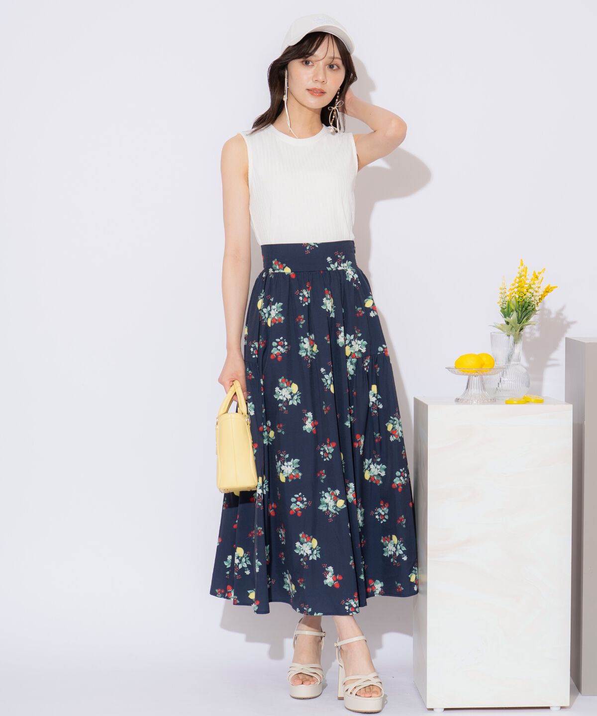 WILLSELECTION「ランダムテレコノースリーブトップス」|キャミソール|