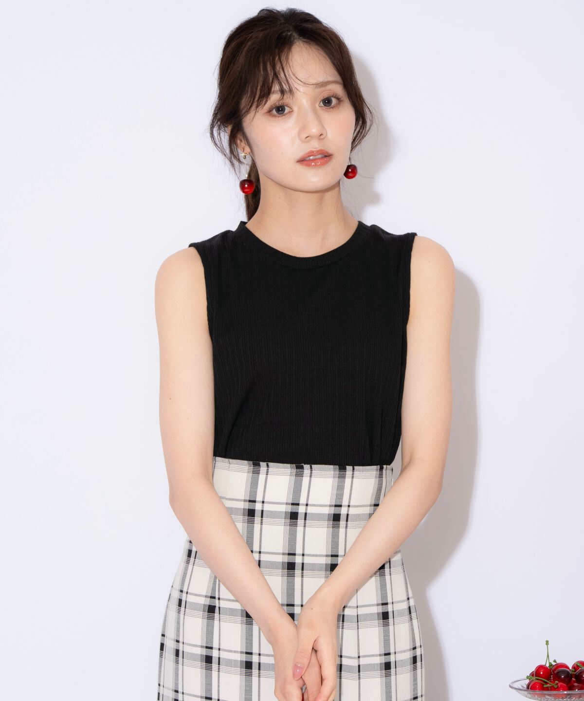 WILLSELECTION「ランダムテレコノースリーブトップス」|キャミソール|