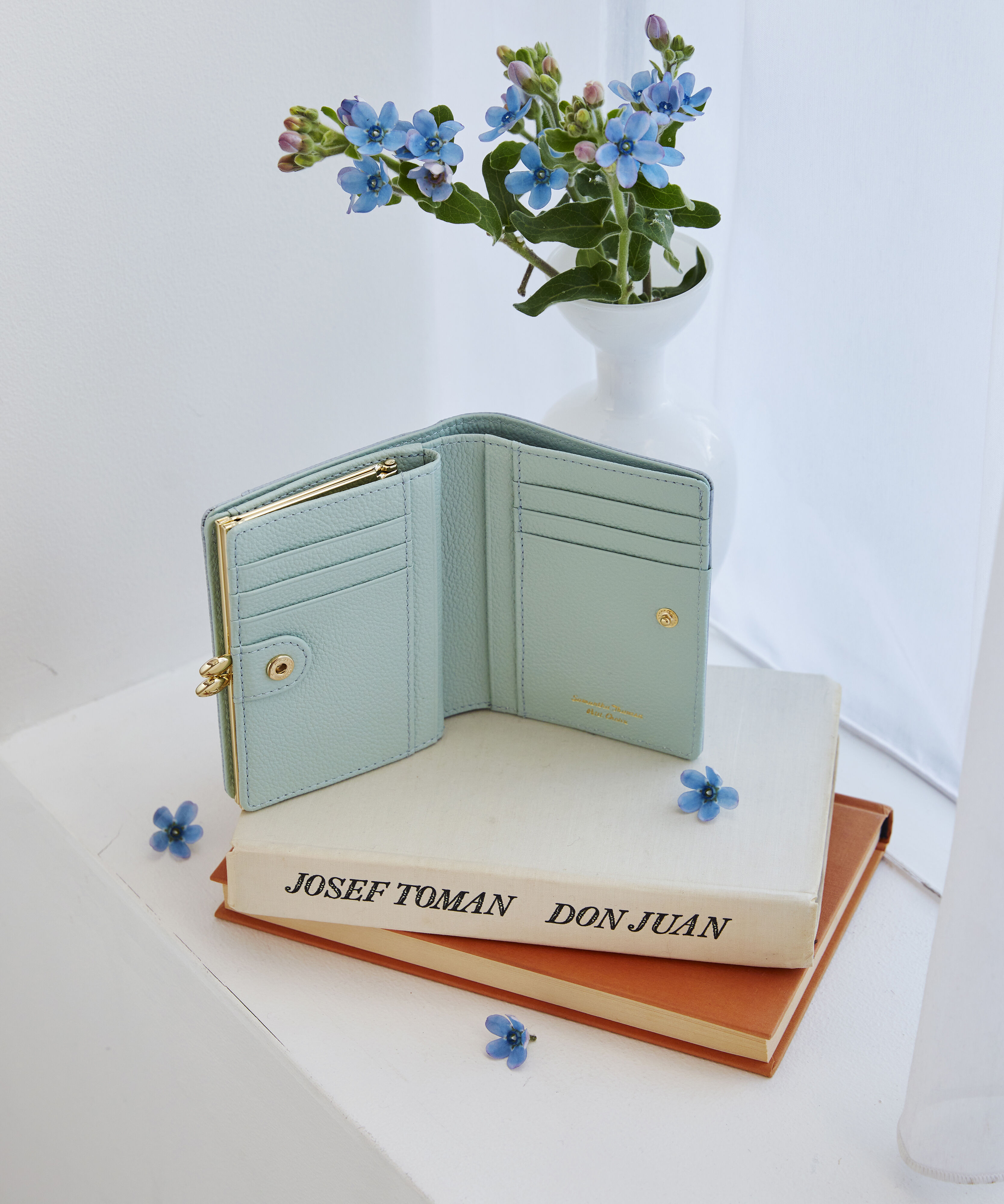 Samantha Thavasa Petit Choice「バイカラー 口金折財布」|財布|