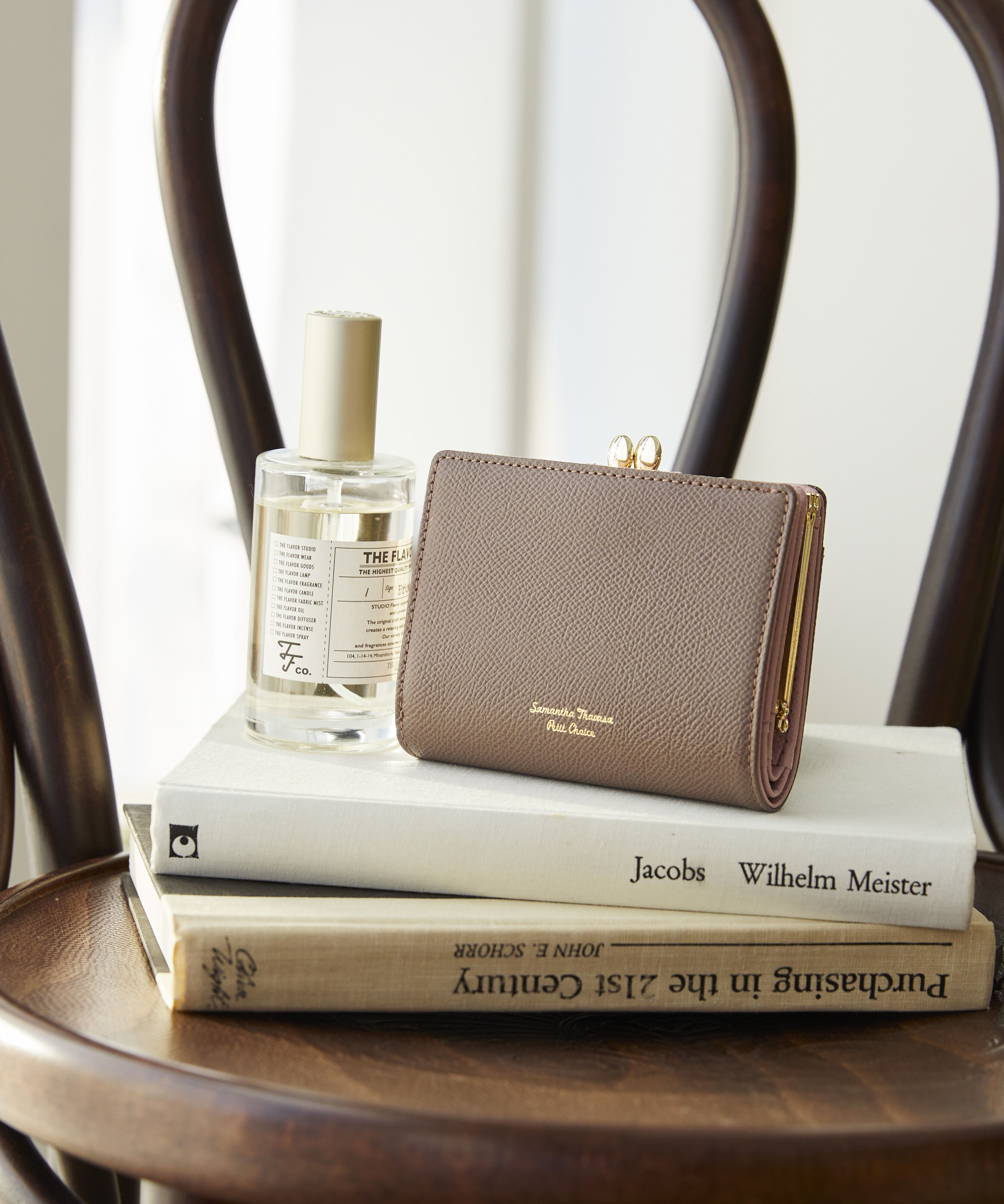 Samantha Thavasa Petit Choice「バイカラー 口金折財布」|財布|