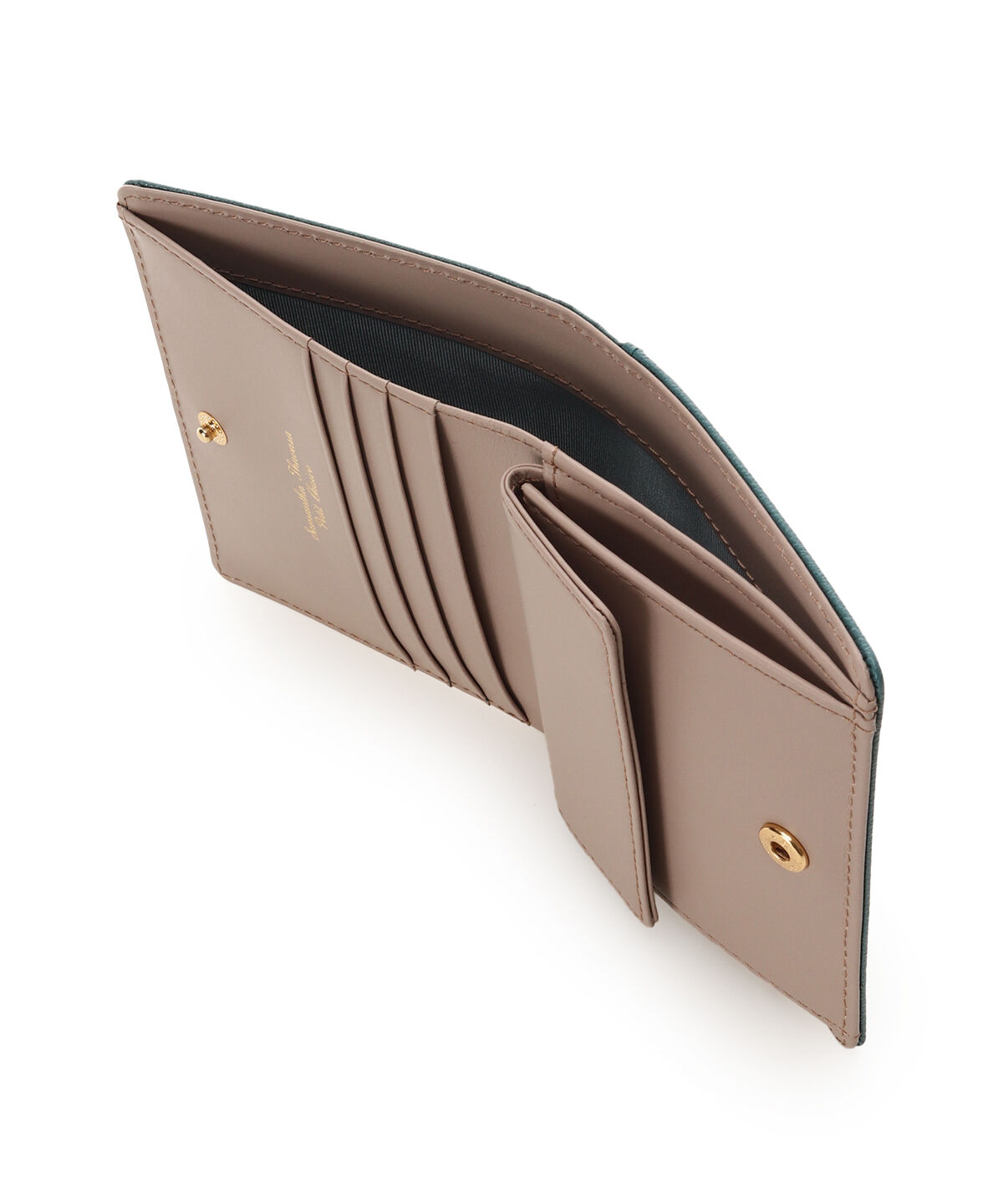 Samantha Thavasa Petit Choice「バイカラーフロントベルト 二つ折り財布」|財布|