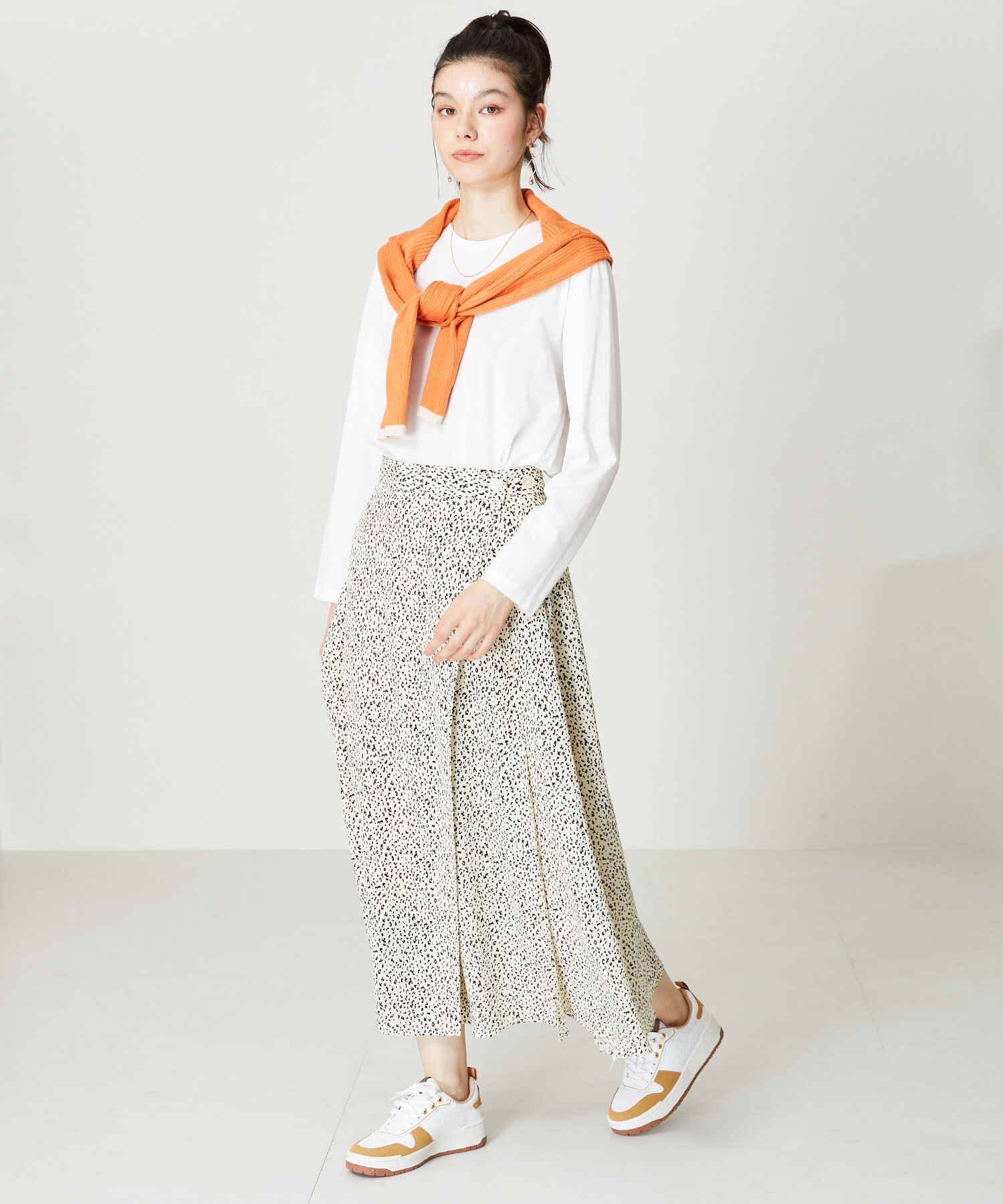 ORiental TRaffic「【トレンド】パンチングミッドソールスニーカー/OT3725 スニーカー 定番 人気 売れてる」|スニーカー|