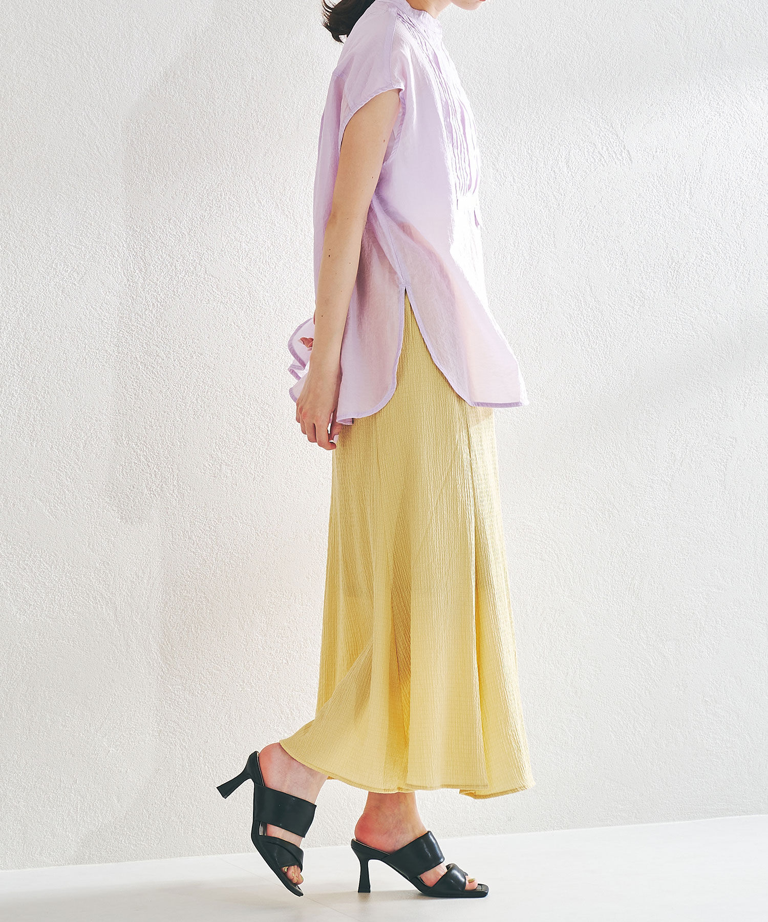 ORiental TRaffic「【アウトレット価格】ダブルベルトパデットミュールサンダル/25205 ミュール サンダル　トレンド　」|サンダル|