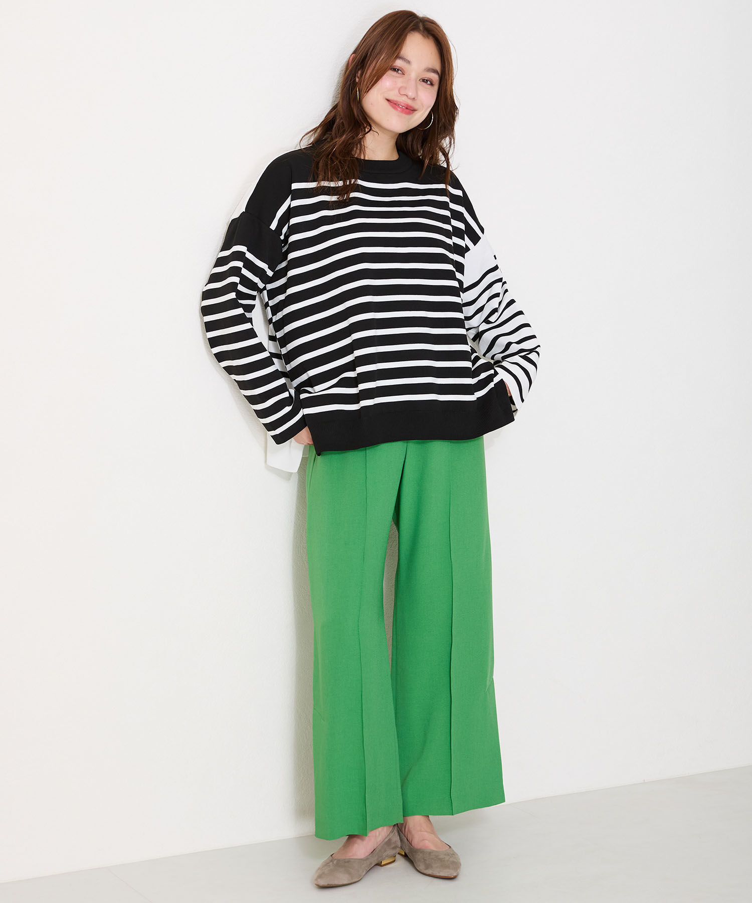 ORiental TRaffic「【WEB限定 / 累計15万足突破】ポインテッドトゥ フラット パンプス /R-4007 通勤靴 厚手クッション」|パンプス|