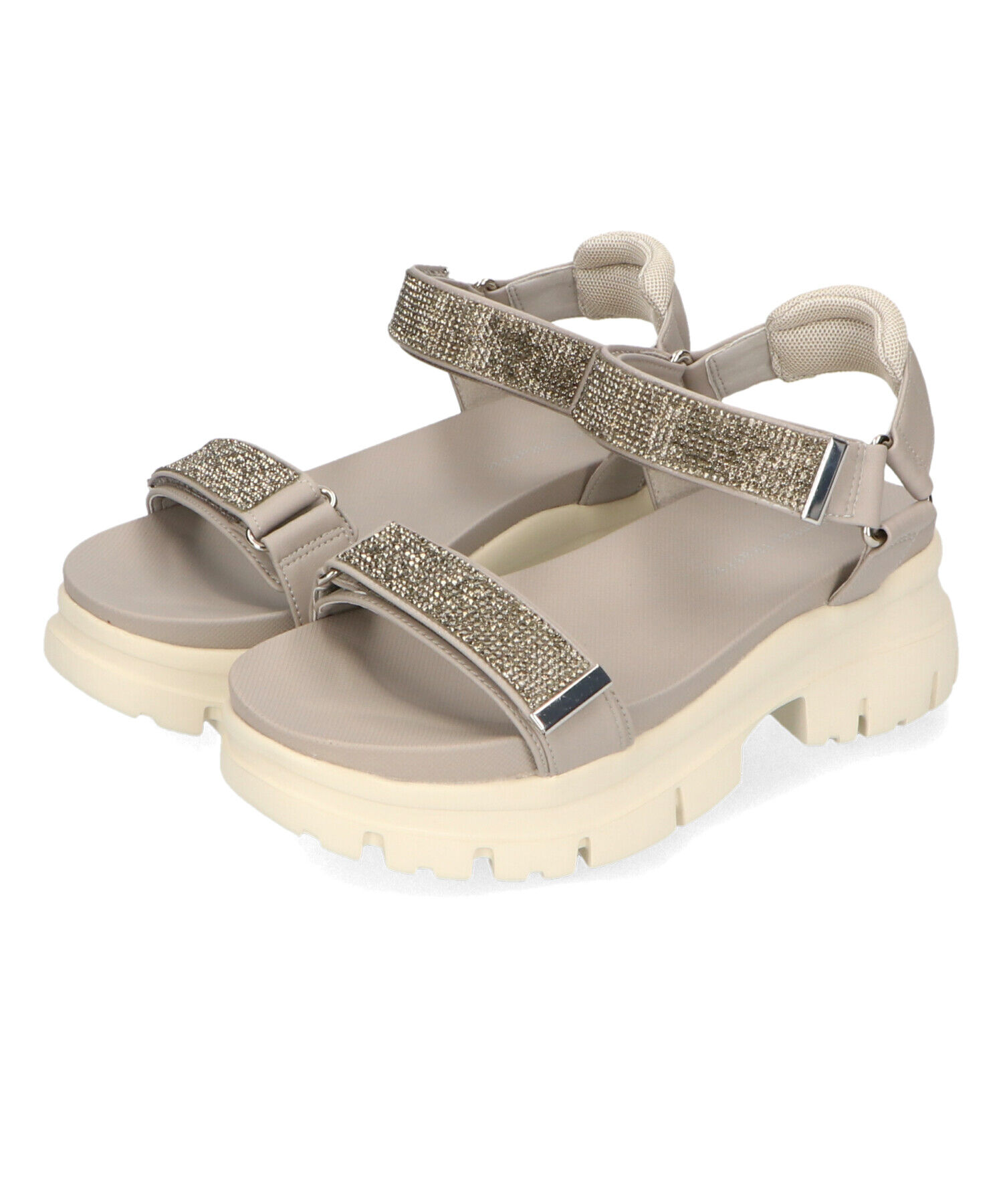 ORiental TRaffic「【定番】ビジューストラップスポーツサンダル/41220 スポサン 人気 トレンド 売れてる」|サンダル|