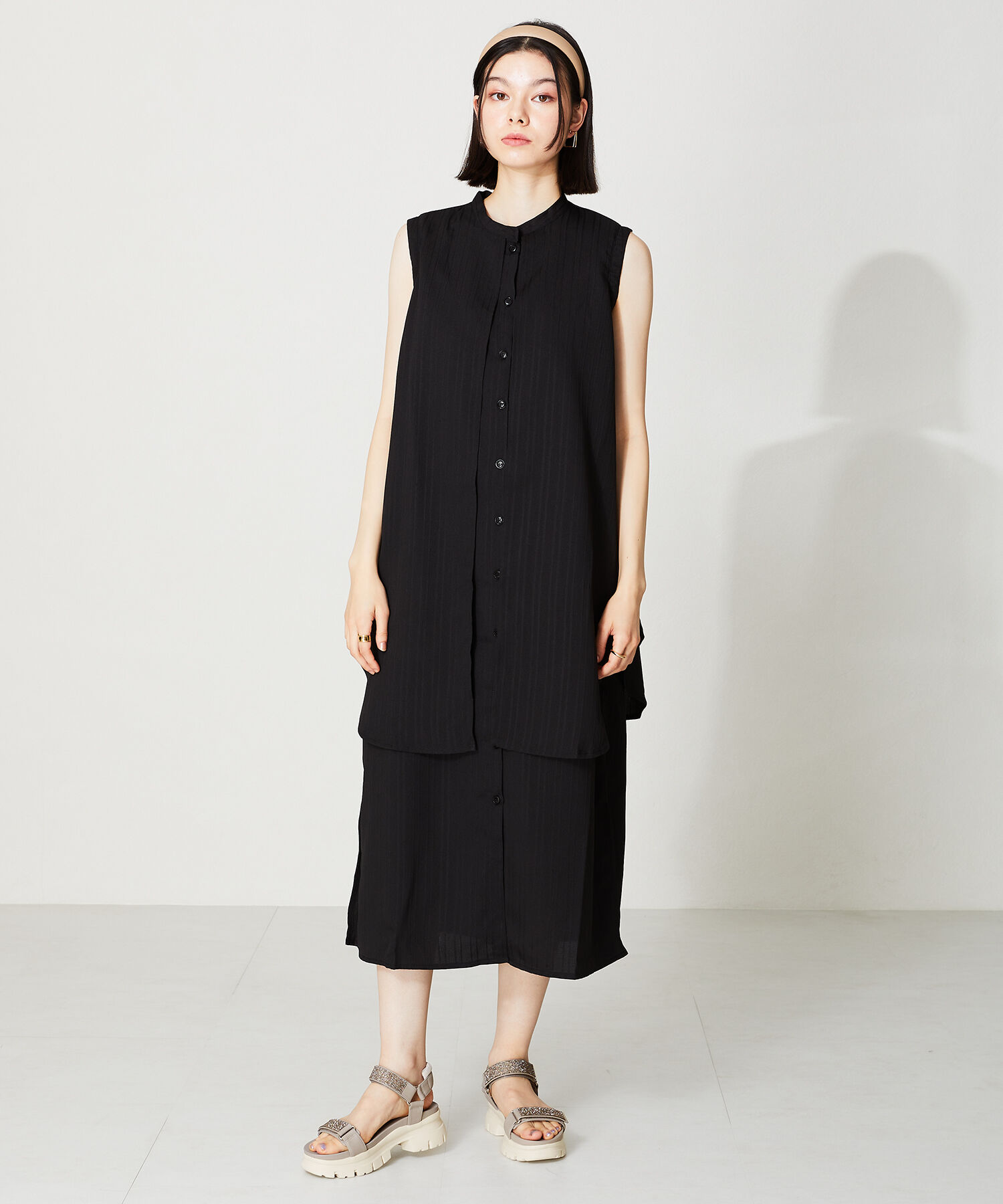 ORiental TRaffic「【定番】ビジューストラップスポーツサンダル/41220 スポサン 人気 トレンド 売れてる」|サンダル|