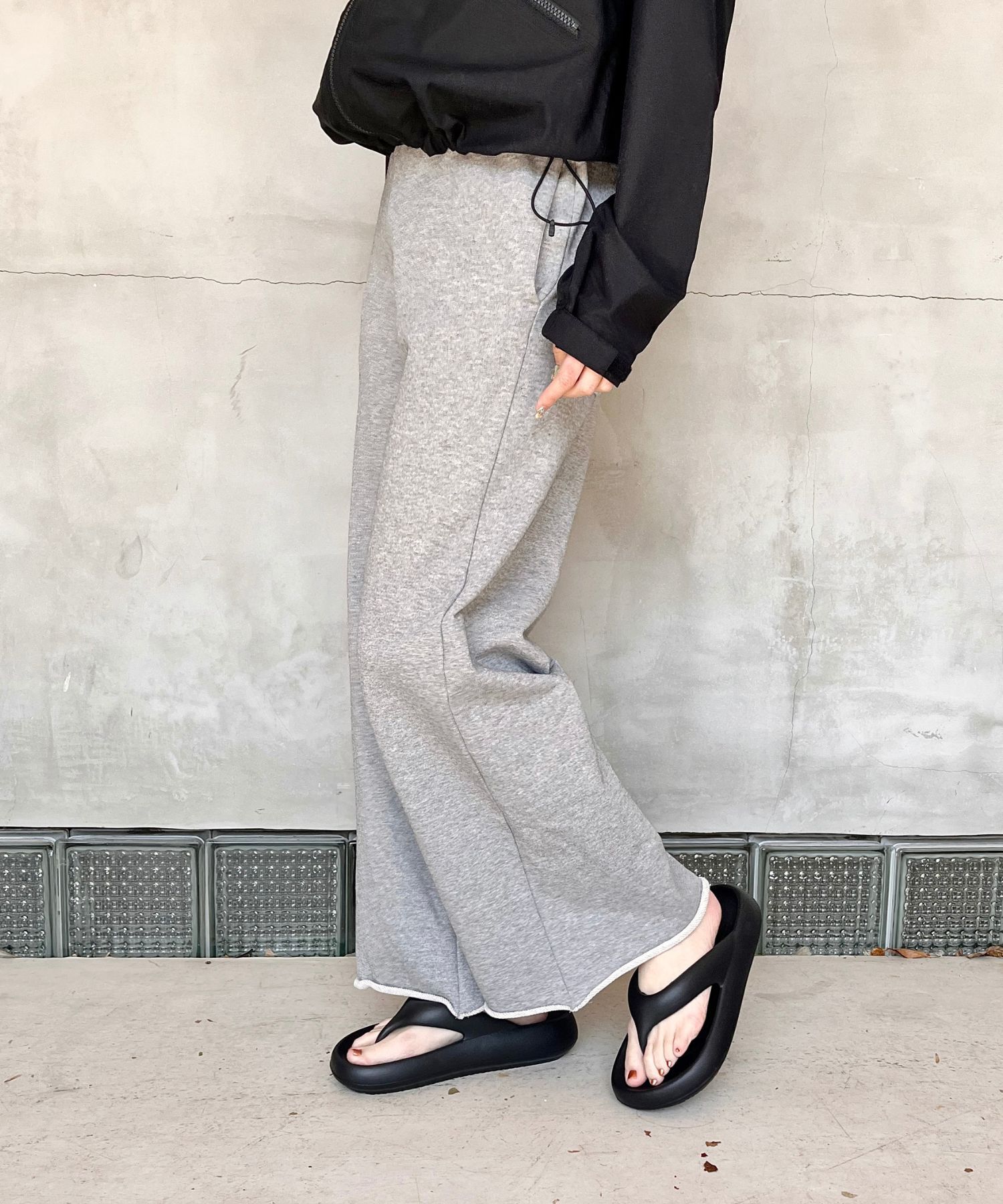 ORiental TRaffic「【リカバリーサンダル】パデットトングサンダル/OT3219 トング サンダル 人気 売れてる トレンド 軽い」|サンダル|