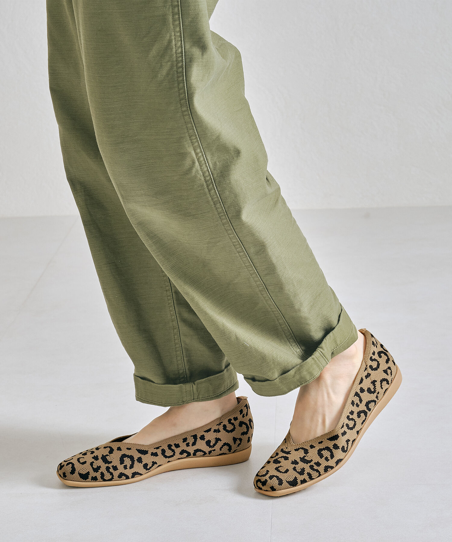 ORiental TRaffic「【洗濯OK】 ニットパンプス /R-3215 軽量 フラット ニット 通気性 柔らかい」|パンプス|