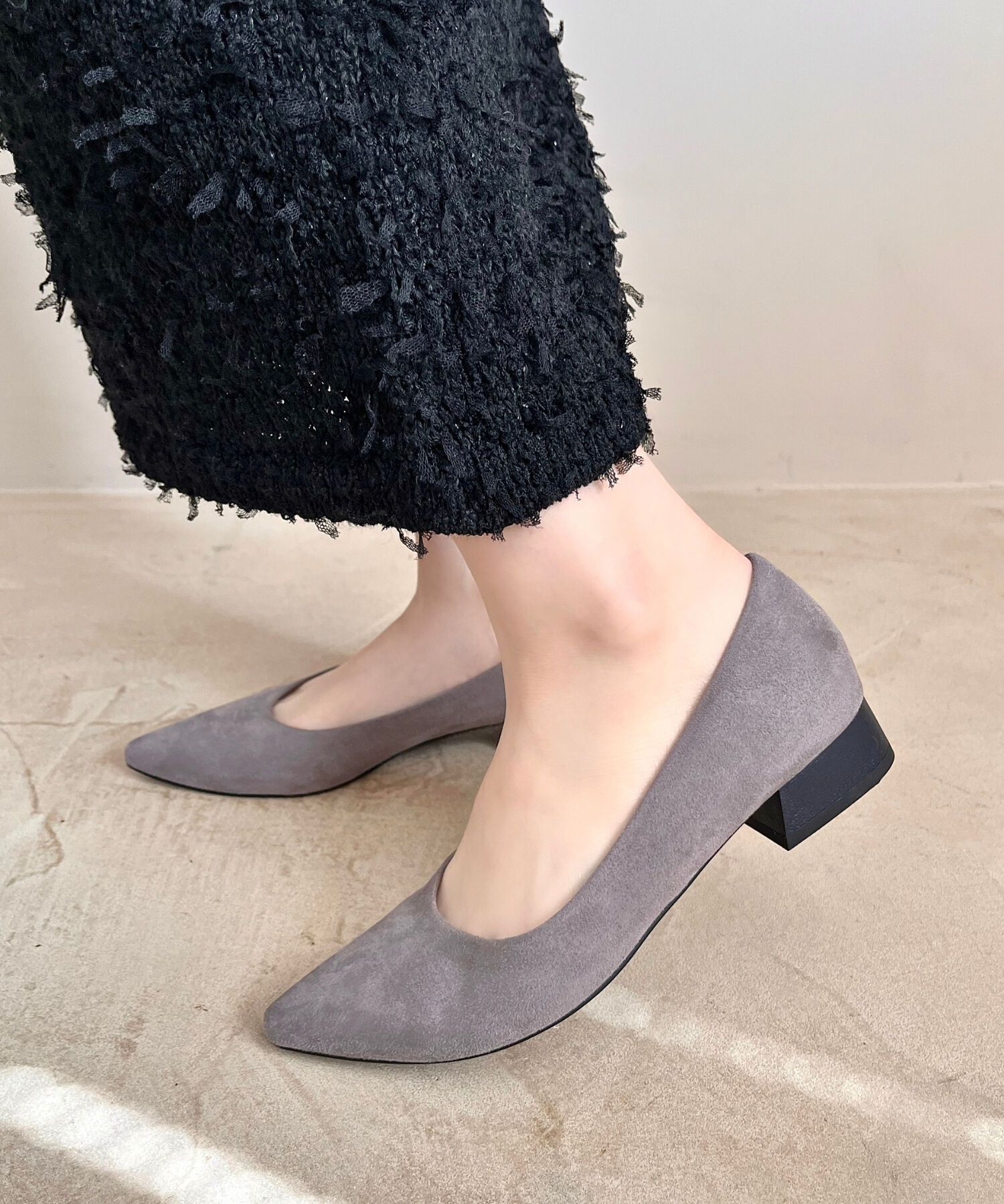 WA Oriental TRaffic「【追加】バイカラーポインテッドトゥパンプス/42302 トレンド　人気 オフィスカジュアル」|パンプス|GREY