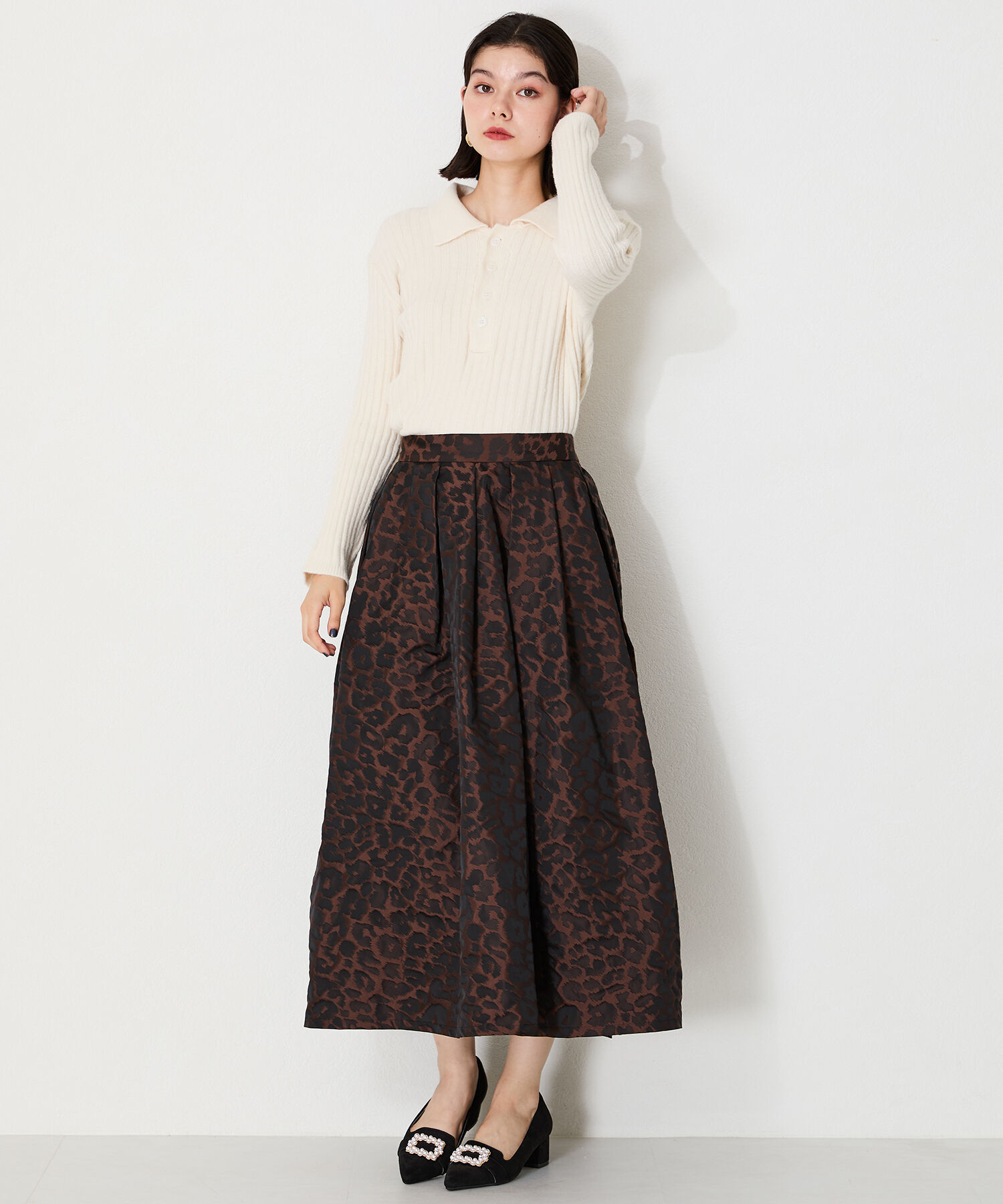 ORiental TRaffic「●2024秋冬新作●パールモチーフヒールオペラパンプス/41312」|パンプス|