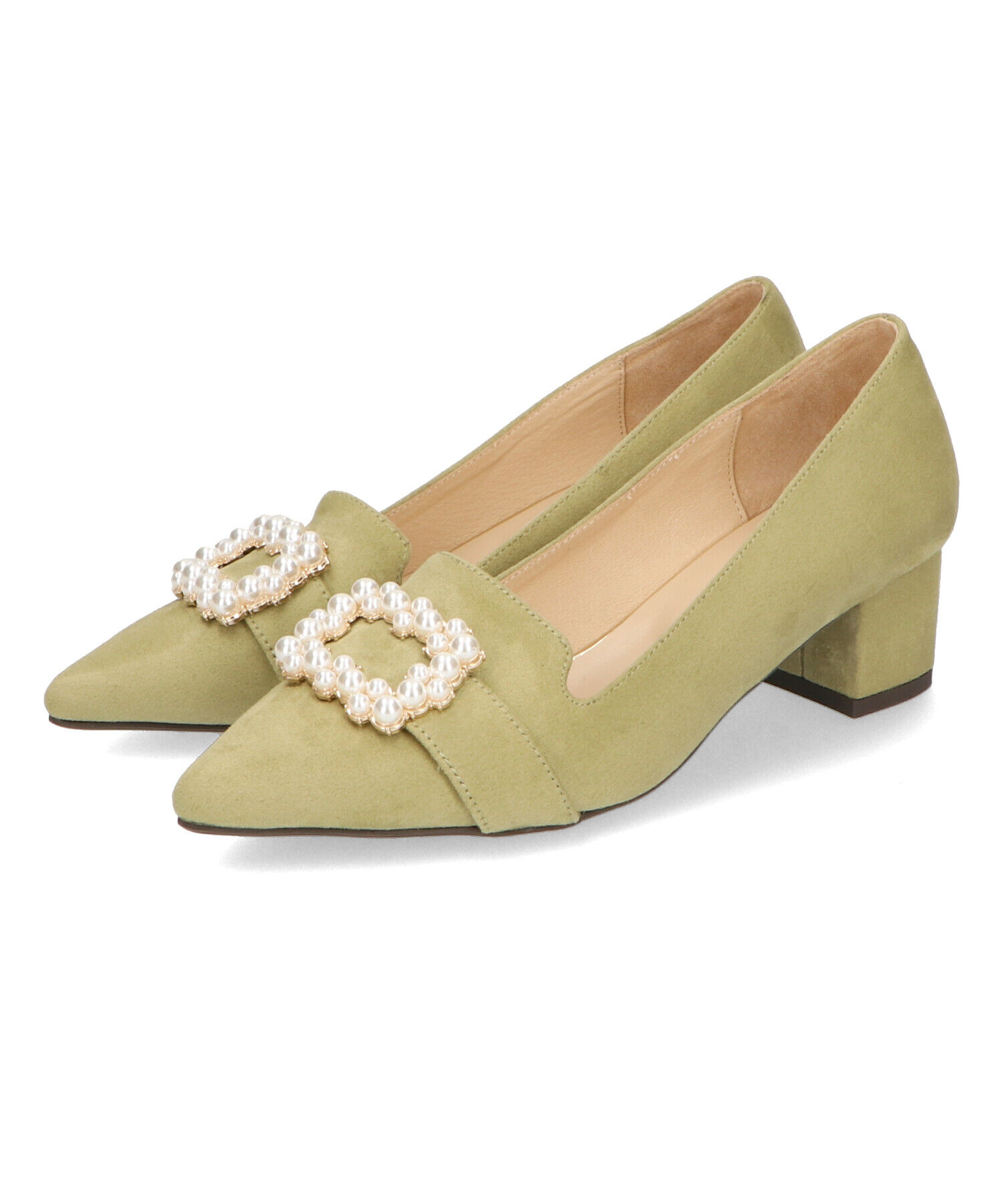 ORiental TRaffic「●2024秋冬新作●パールモチーフヒールオペラパンプス/41312」|パンプス|