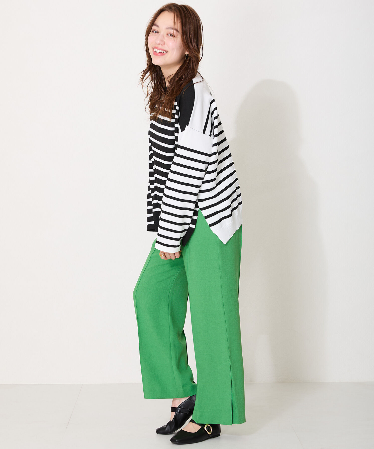 WA Oriental TRaffic「柔らか ストラップ フラット パンプス /52104 フィット クッション」|パンプス|