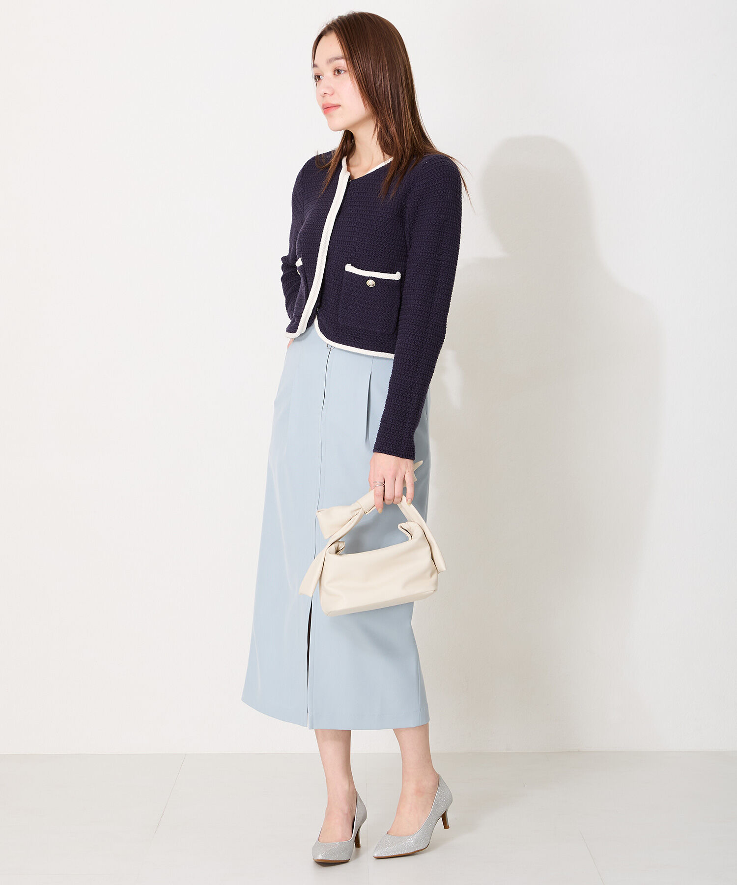 ORiental TRaffic「【オケージョン】 ポインテッドトゥ ラメ ヒール パンプス /MOR112 結婚式 パーティー 二次会」|パンプス|