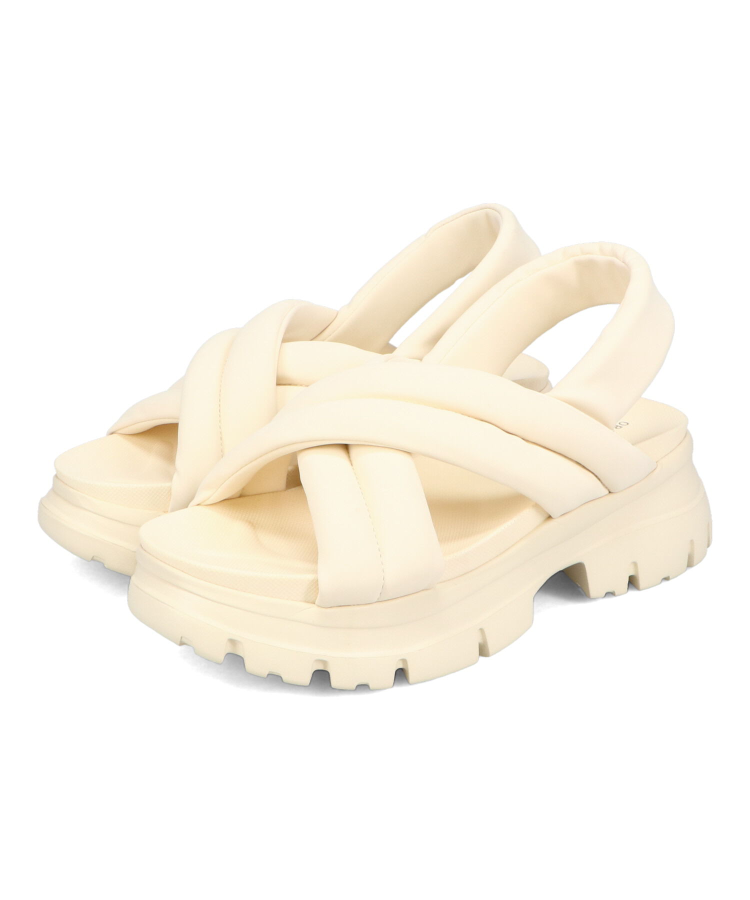 ORiental TRaffic「【トレンド】●2025春夏新作●クロスベルト厚底サンダル/51201 サンダル 厚底 人気 売れてる」|サンダル|