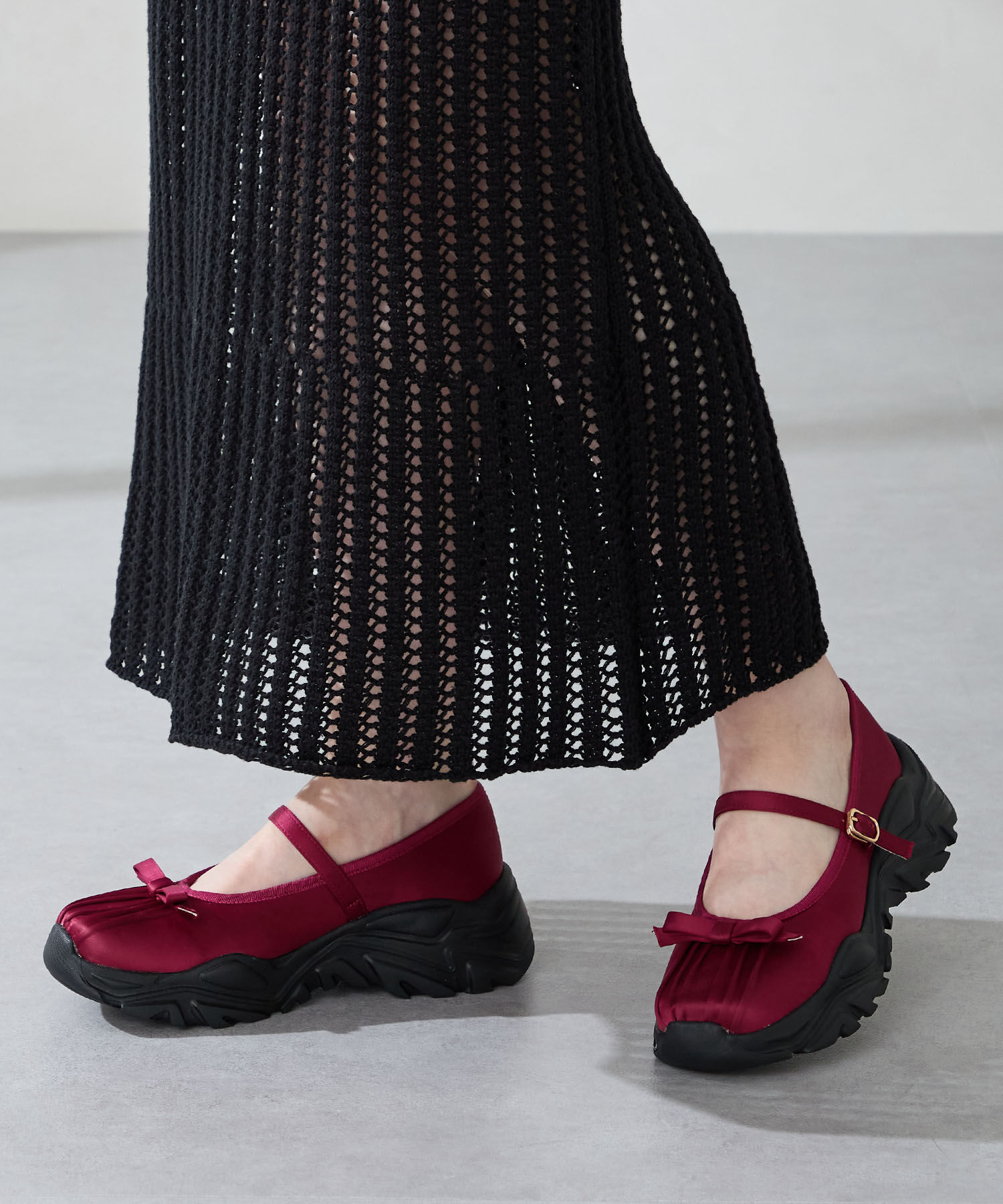 ORiental TRaffic「●2025秋冬新作● スニーカーソール バレエシューズ /51305 厚底」|スニーカー|