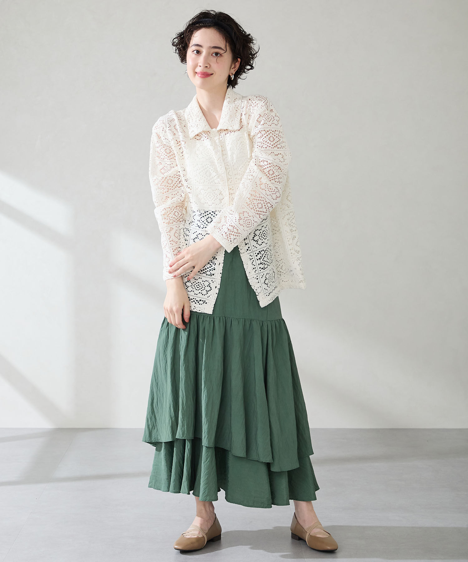 WA Oriental TRaffic「●2025秋冬新作●ゴムストラップフラットパンプス/52305」|パンプス|