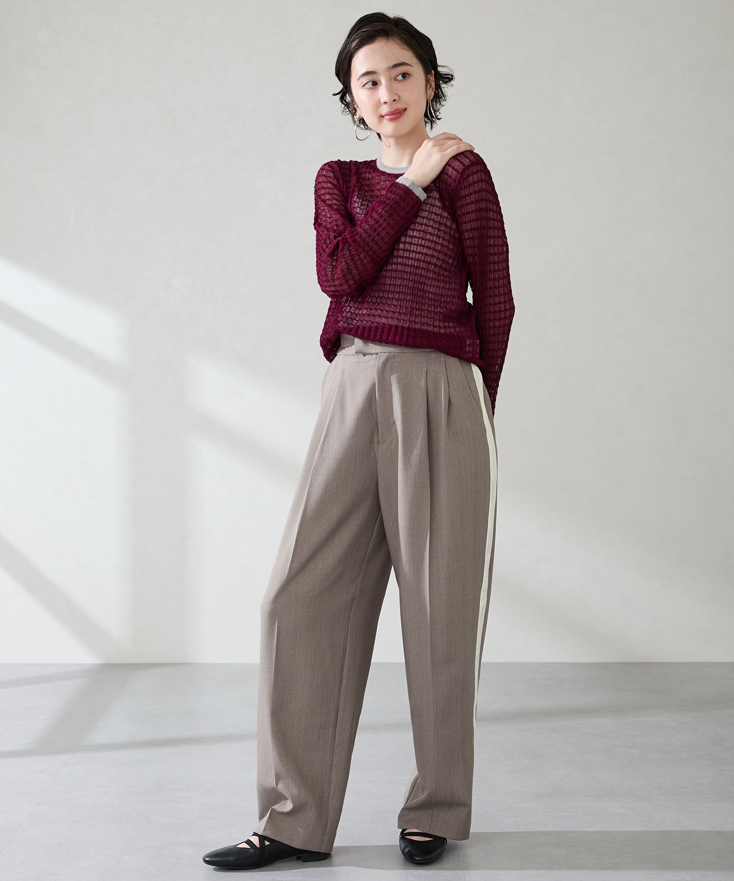 WA Oriental TRaffic「●2025秋冬新作●ゴムストラップフラットパンプス/52305」|パンプス|