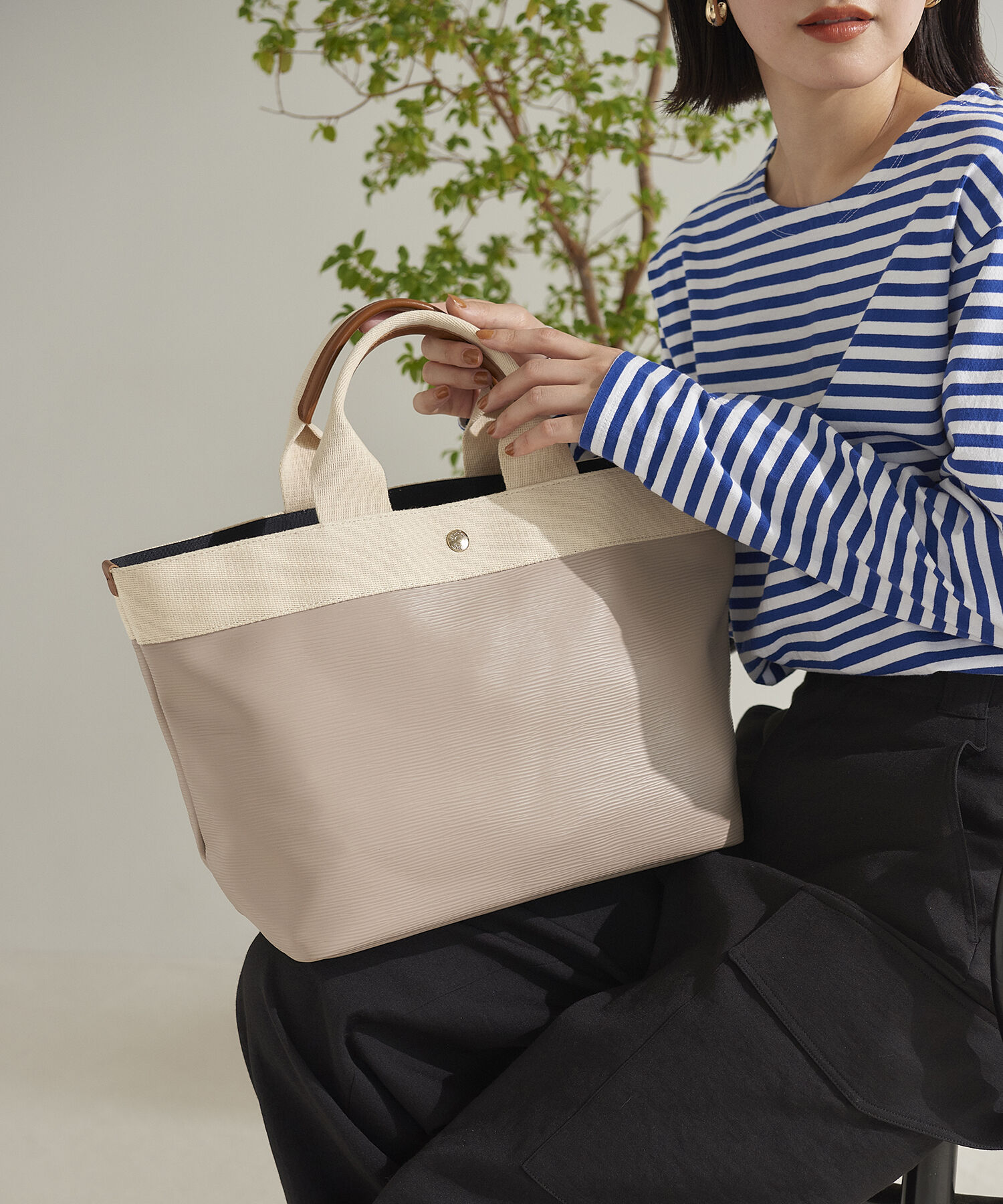 TOPKAPI BREATH「【VERY 10月号掲載】RIPPLE リプル ネオレザー A4トートバッグ」|トートバッグ|