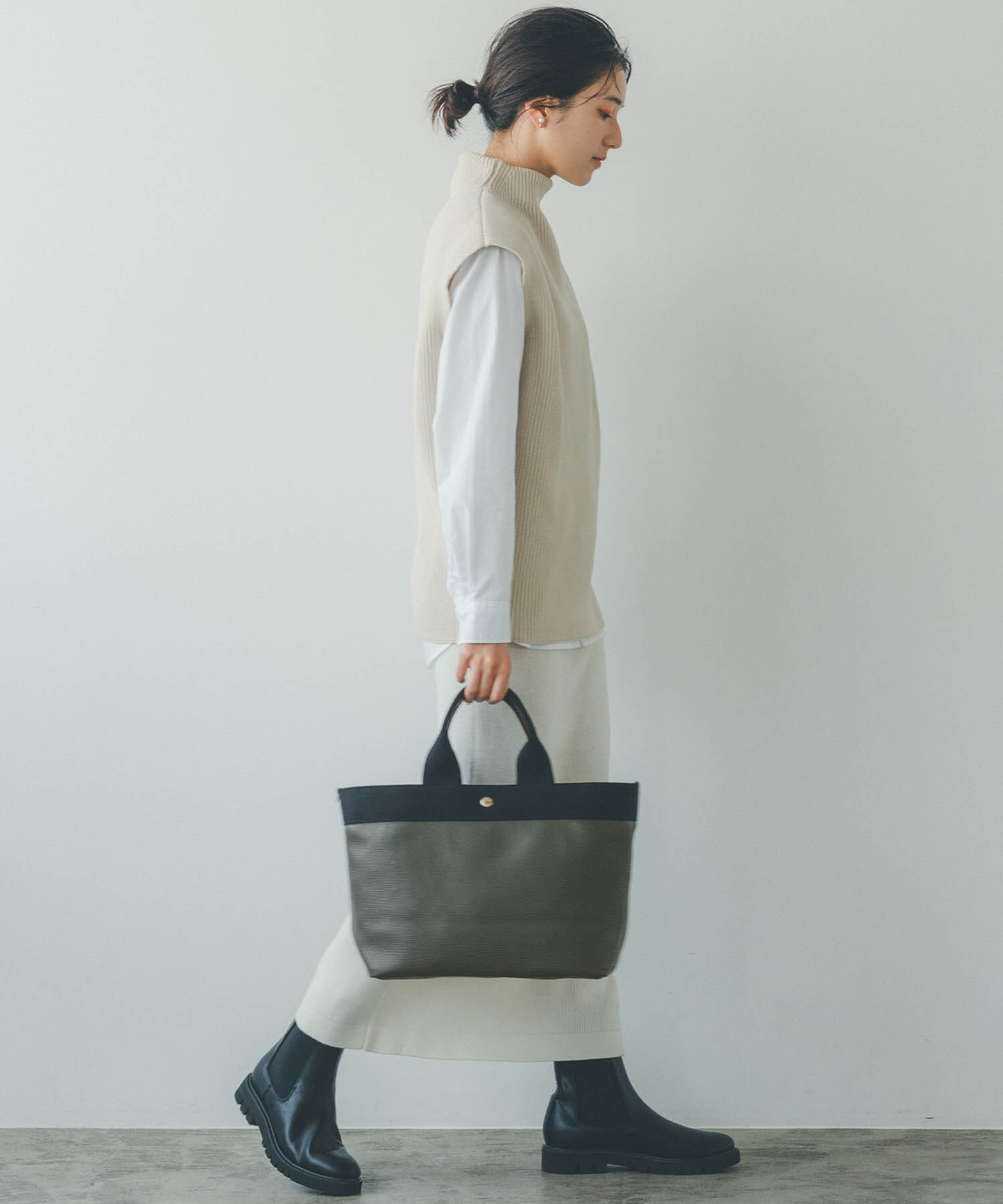 TOPKAPI BREATH「【VERY 10月号掲載】RIPPLE リプル ネオレザー A4トートバッグ」|トートバッグ|